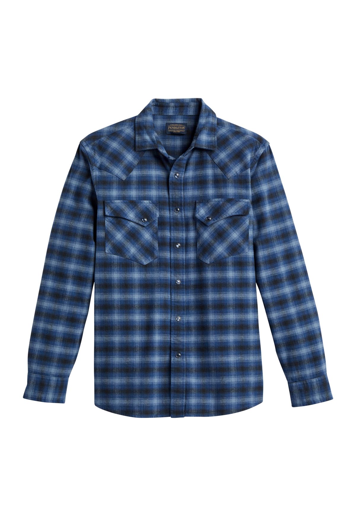 Mens Wyatt Snap Front Cotton Shirt
