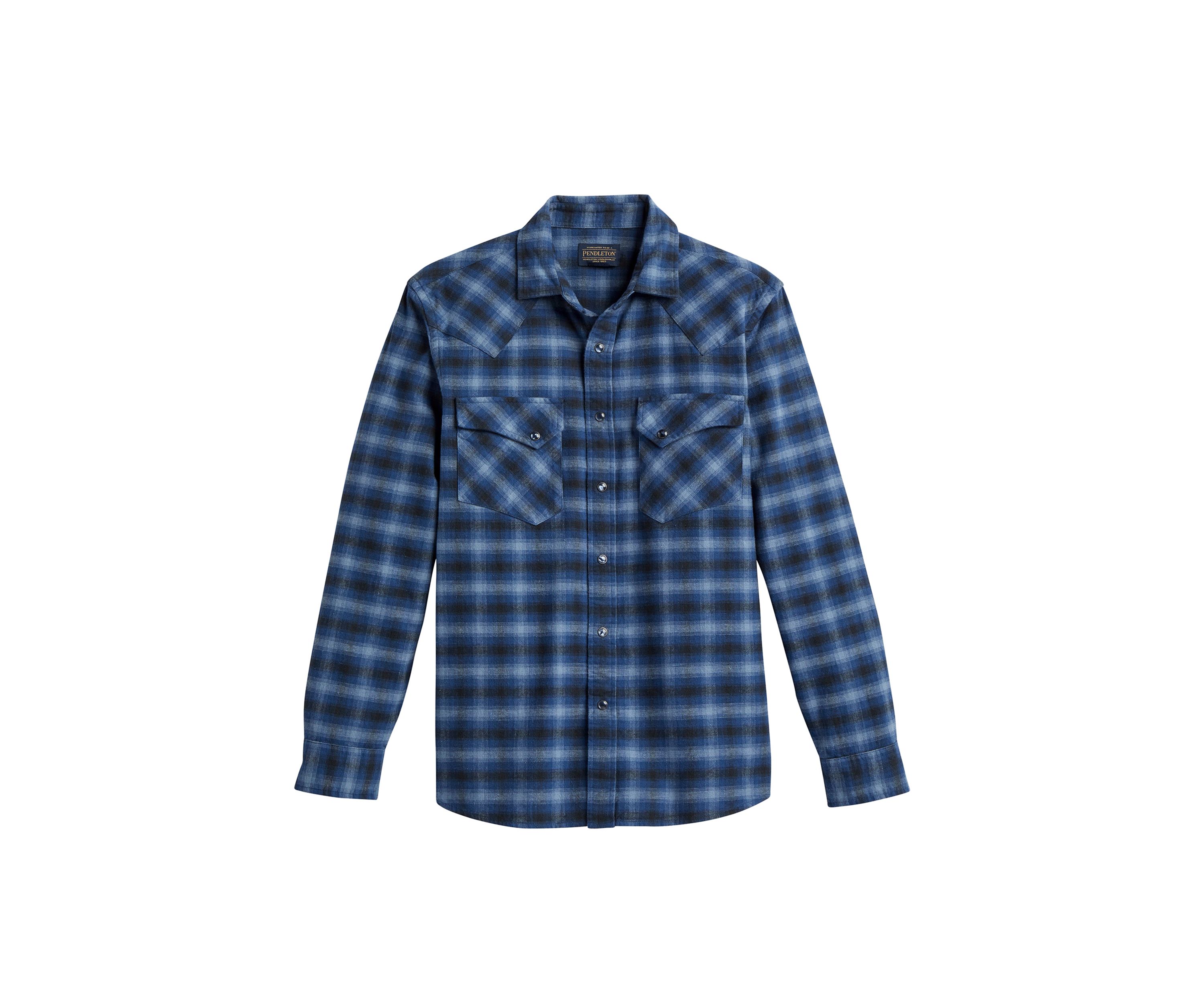 Mens Wyatt Snap Front Cotton Shirt