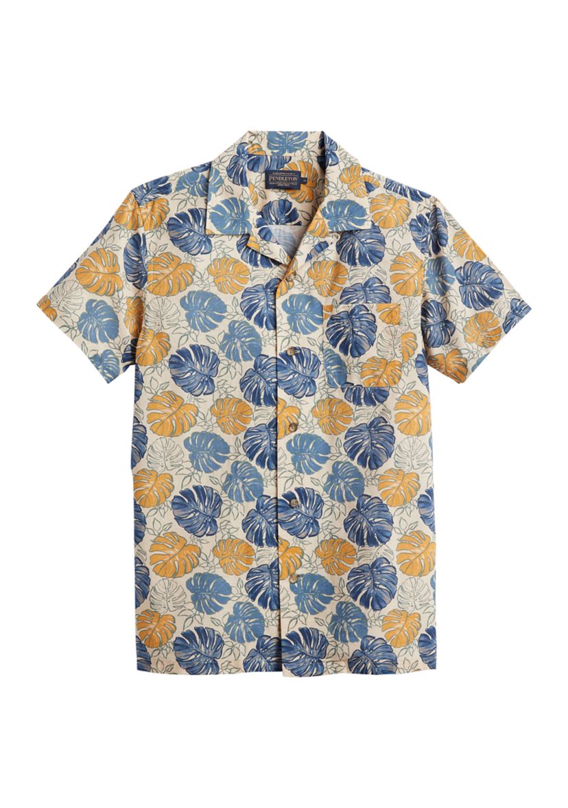 Mens Short Sleeve Aloha Shirt