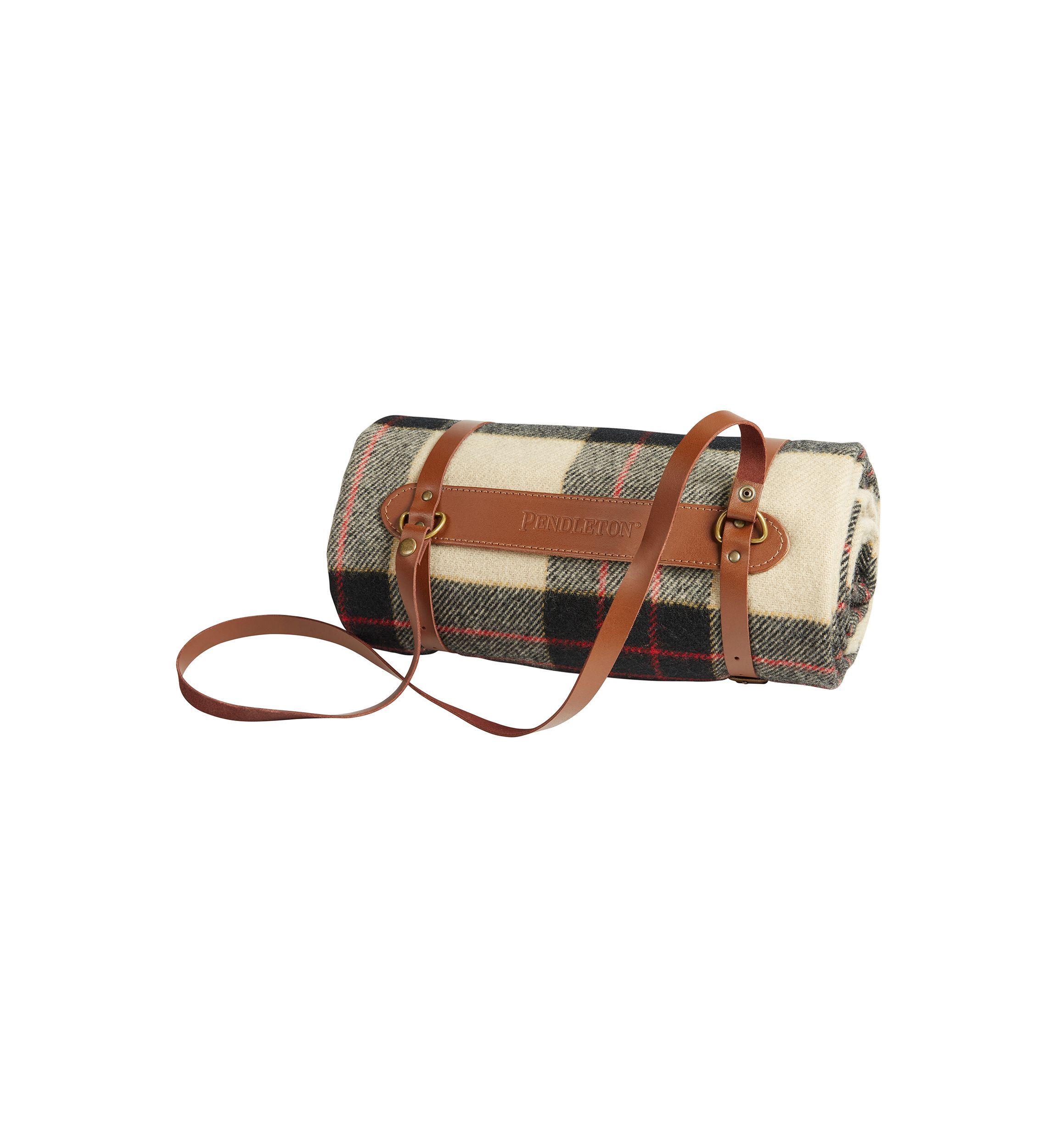Pendleton Motor Robe with Leather Carrier Throw Blanket | Belk