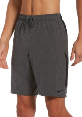 Nike Men's Contend 9 Inch Volley Swim Shorts, Grey, Medium -  0030673638422