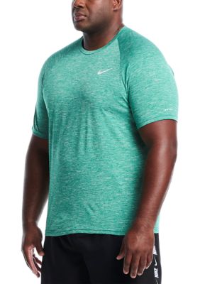 Nike Men's Big & Tall Short Sleeve Solid Hydro Heather T-Shirt, 2XL Long