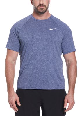 Nike Men's Big & Tall Short Sleeve Solid Hydro Heather T-Shirt, Navy Blue, 2XL Tall