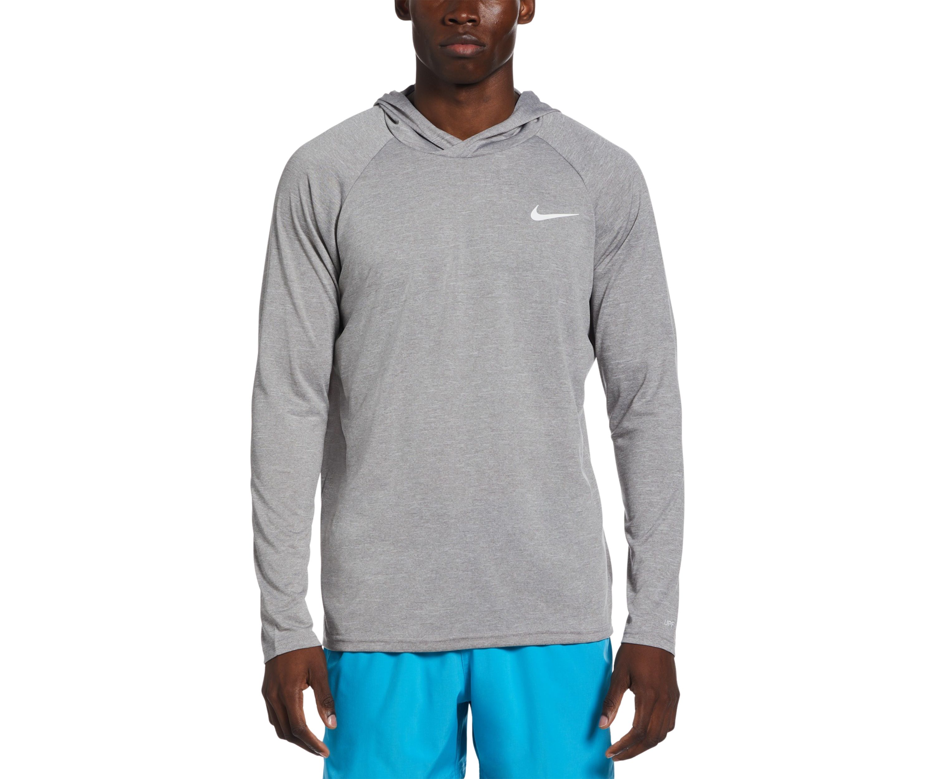 Heather Long Sleeve Hooded Swim Hydroguard 
