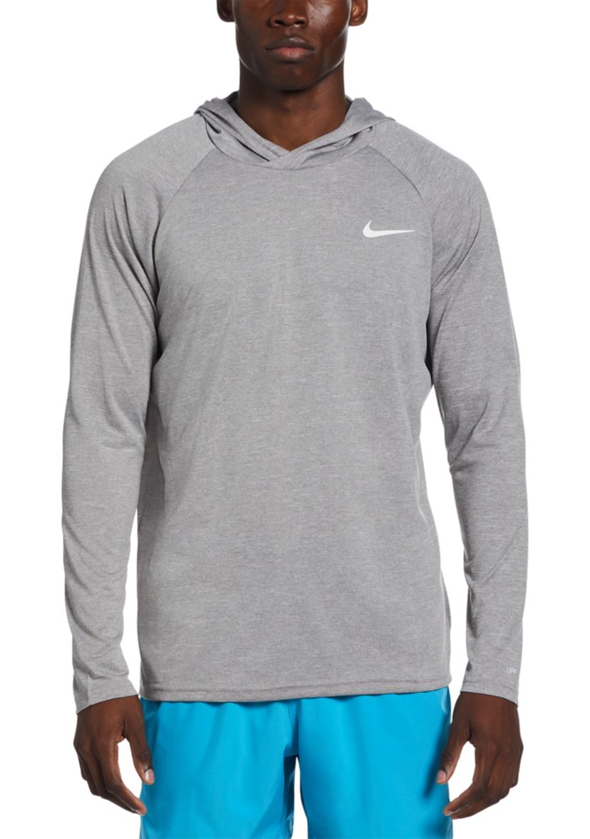 Heather Long Sleeve Hooded Swim Hydroguard 