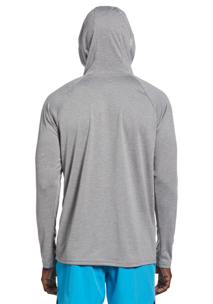 Heather Long Sleeve Hooded Swim Hydroguard 