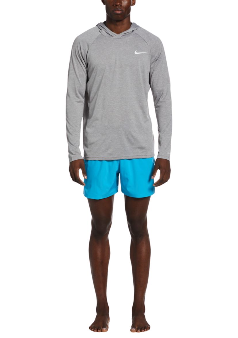 Heather Long Sleeve Hooded Swim Hydroguard 