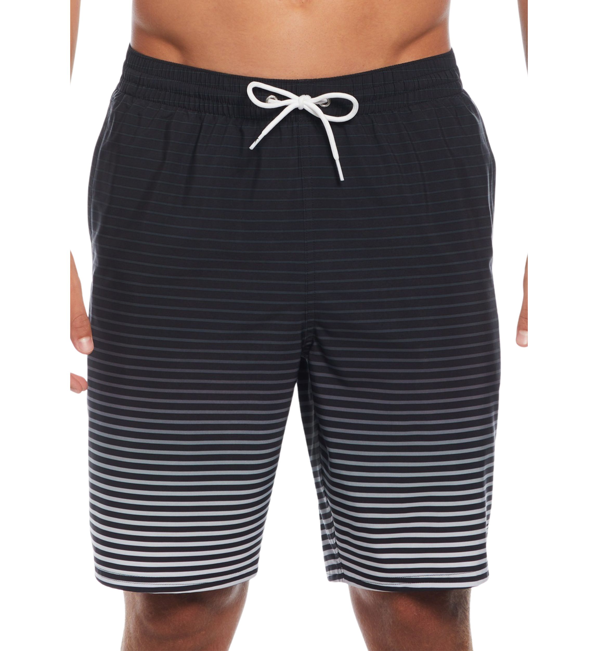 Fade Stripe 9" Volley Swim Shorts