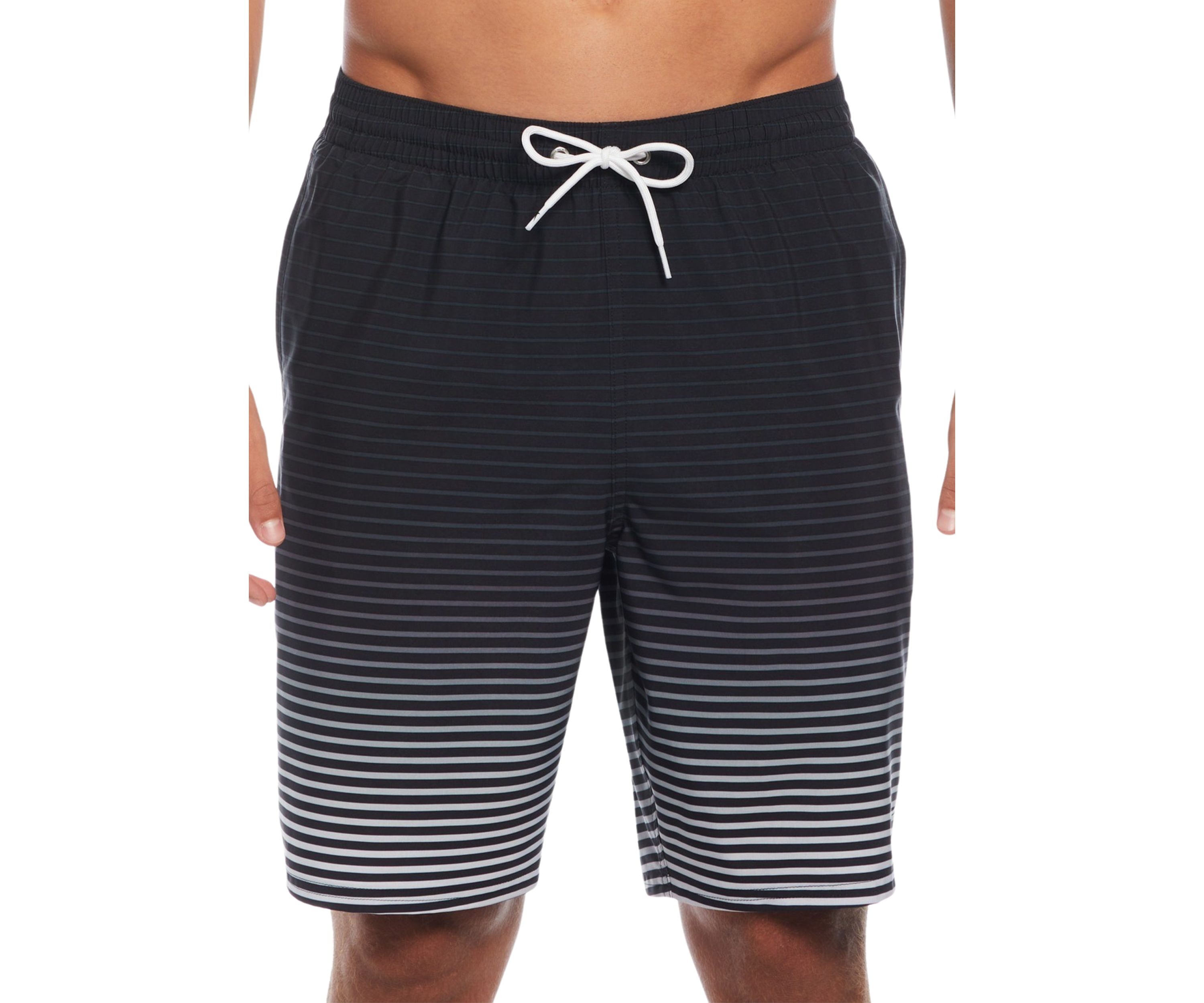 Fade Stripe 9" Volley Swim Shorts