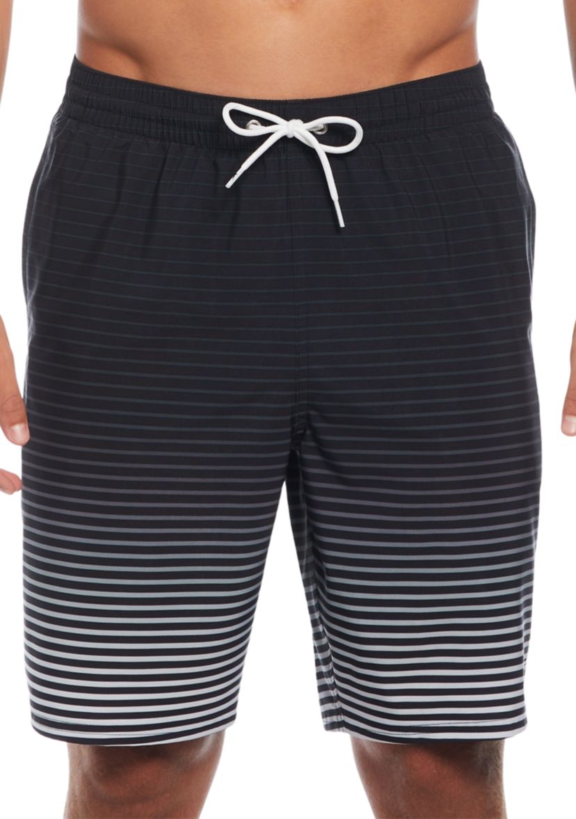 Fade Stripe 9" Volley Swim Shorts