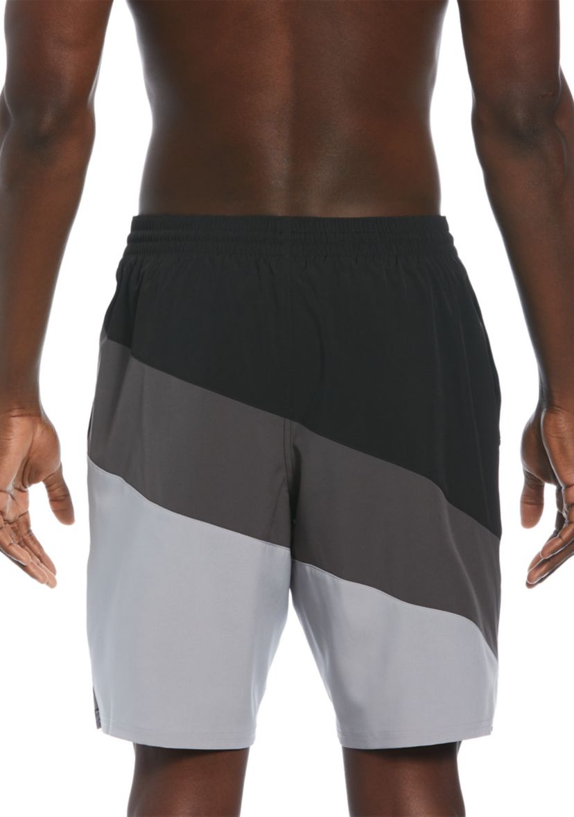 9" Color Sideways Surge Swim Trunks