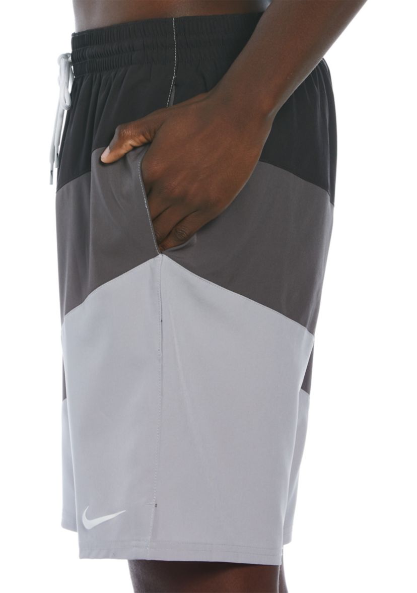 9" Color Sideways Surge Swim Trunks
