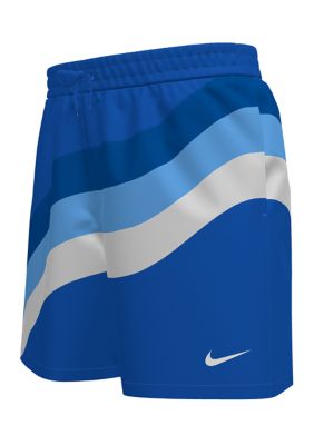 Nike Men's Swim Breaker Shorts- Wave Block, Blue, Medium