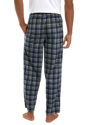 IZOD Men's Lite Touch Fleece Sleep and Lounge Pajama Pant Lemon Print 