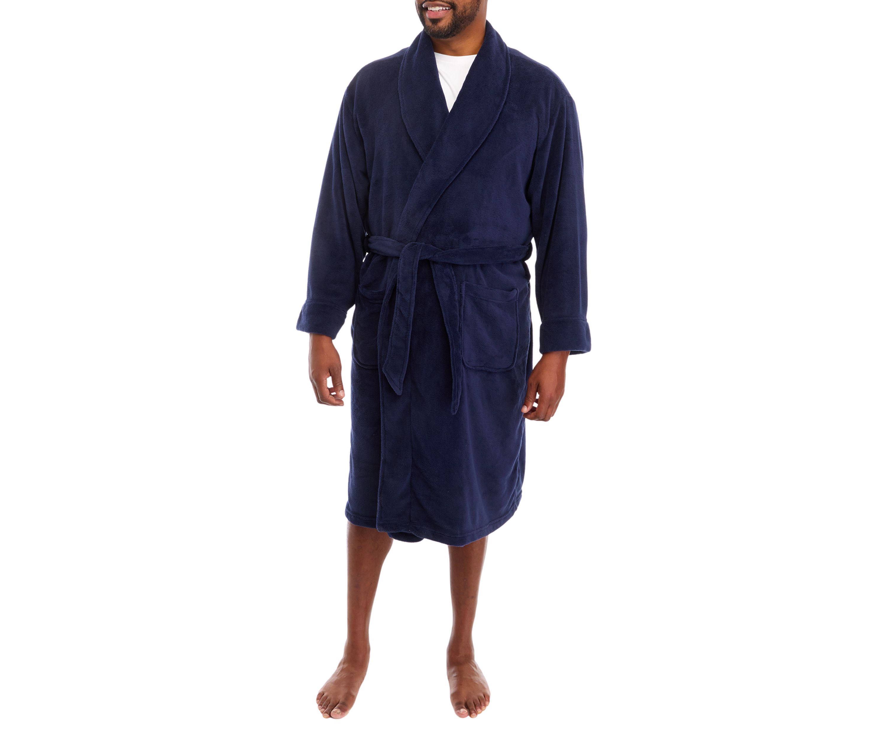 Big & Tall Solid Comfort Soft Robe