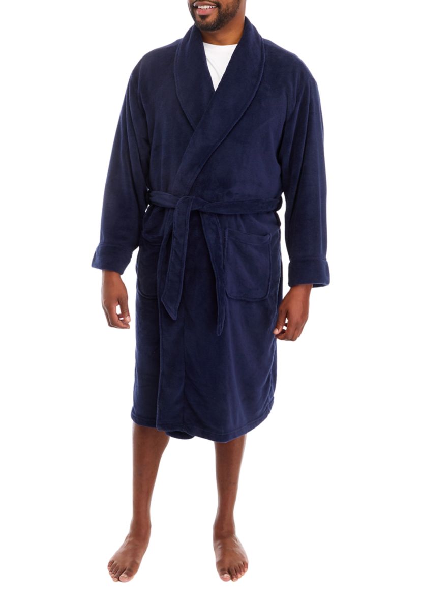 Big & Tall Solid Comfort Soft Robe