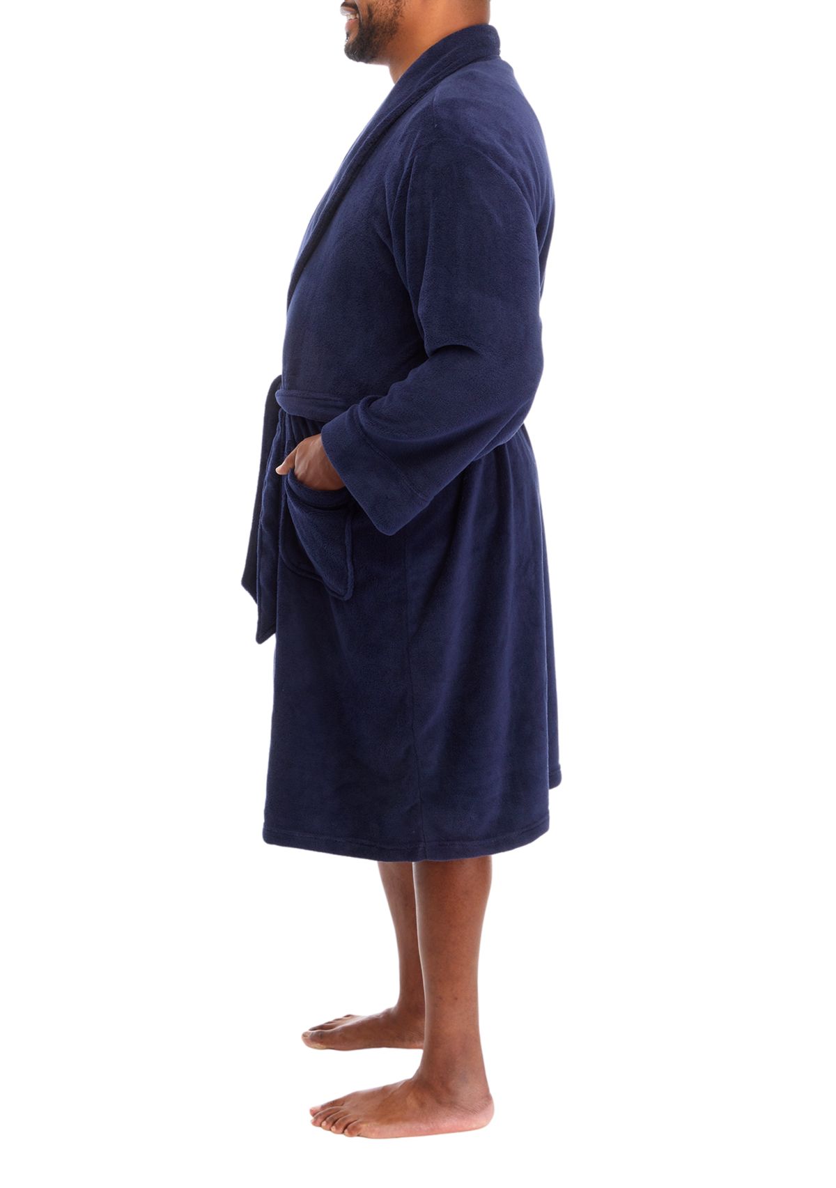 Big & Tall Solid Comfort Soft Robe