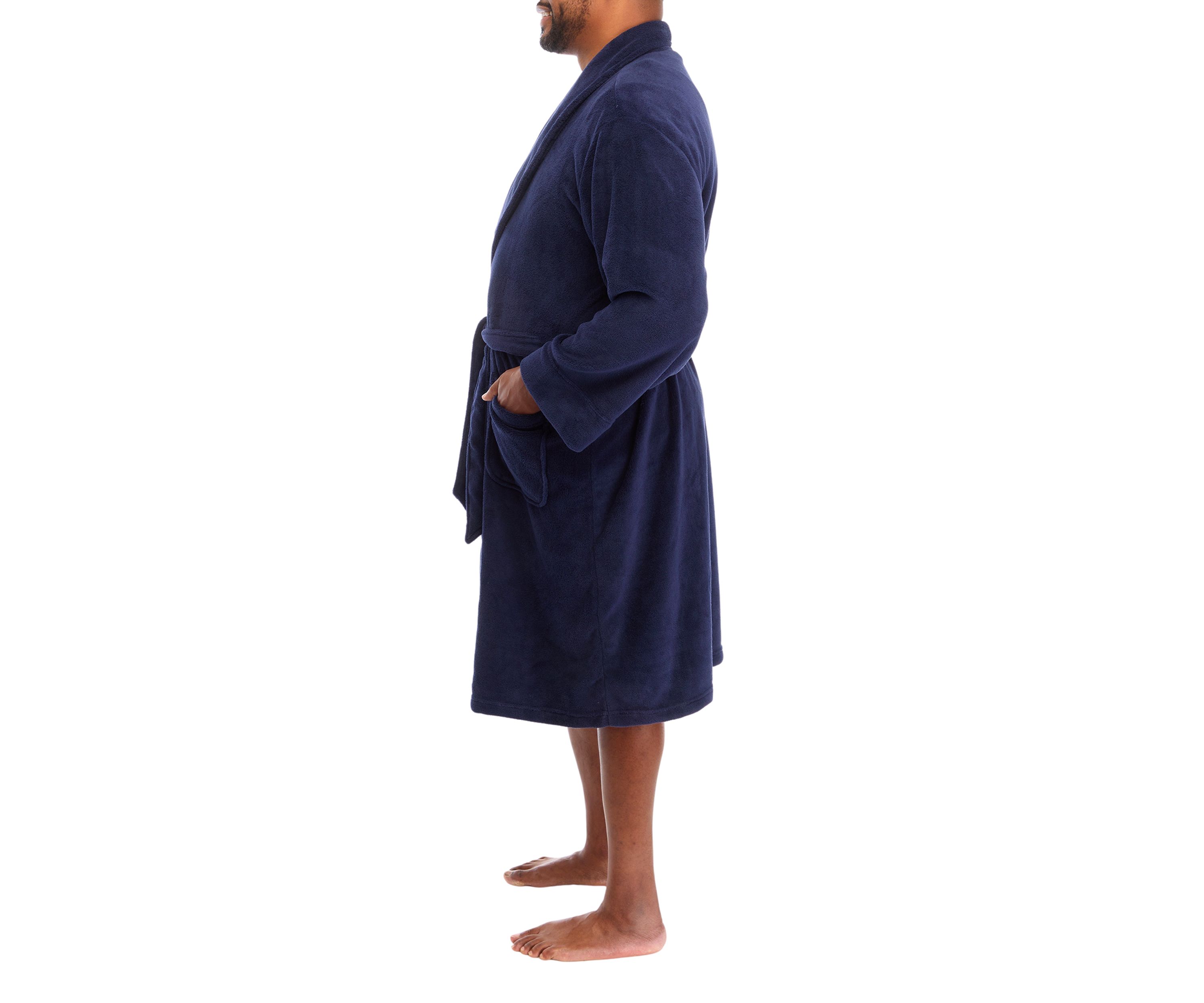 Big & Tall Solid Comfort Soft Robe