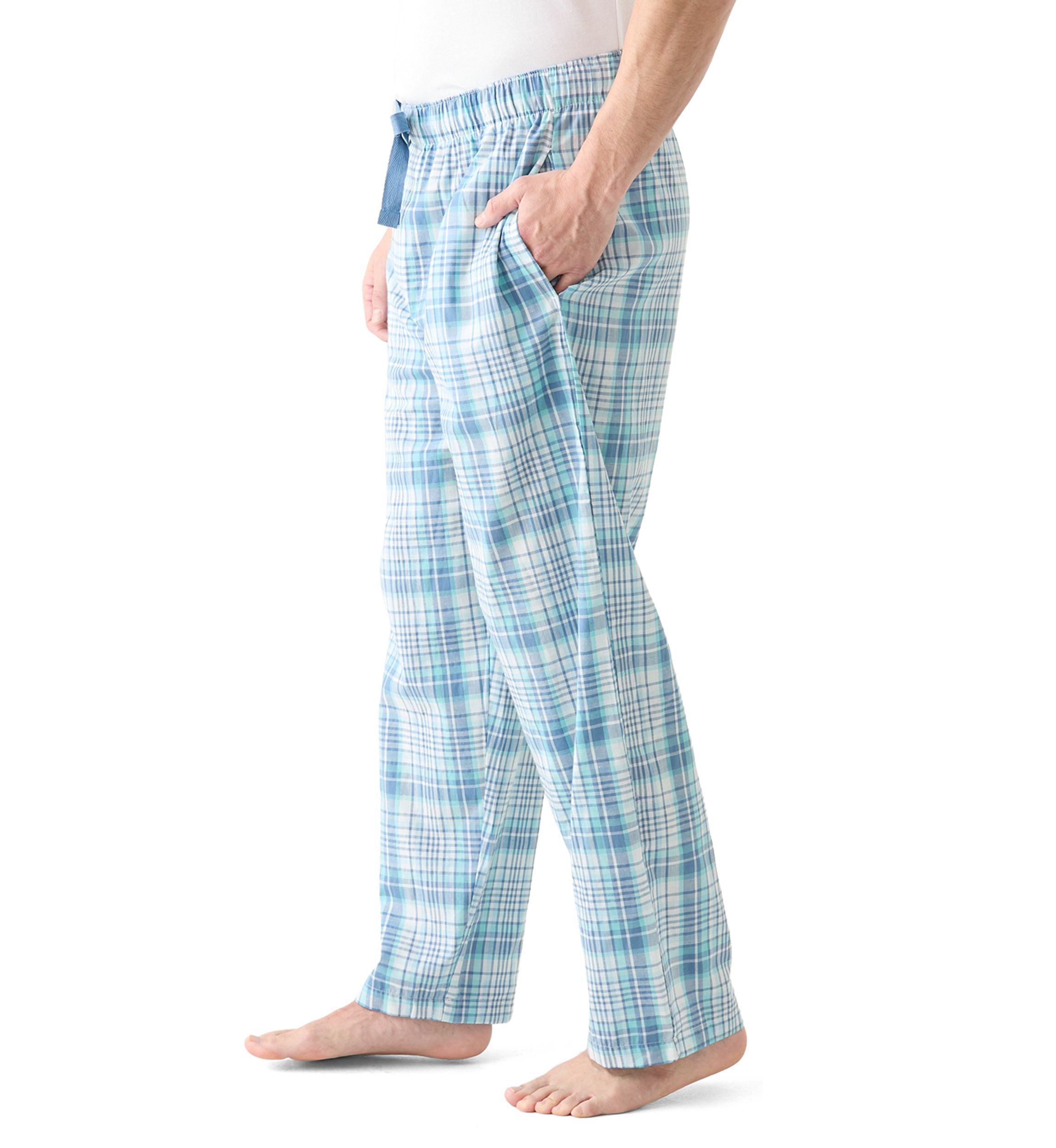 Yarn Dye Plaid Woven Pajama Pants 