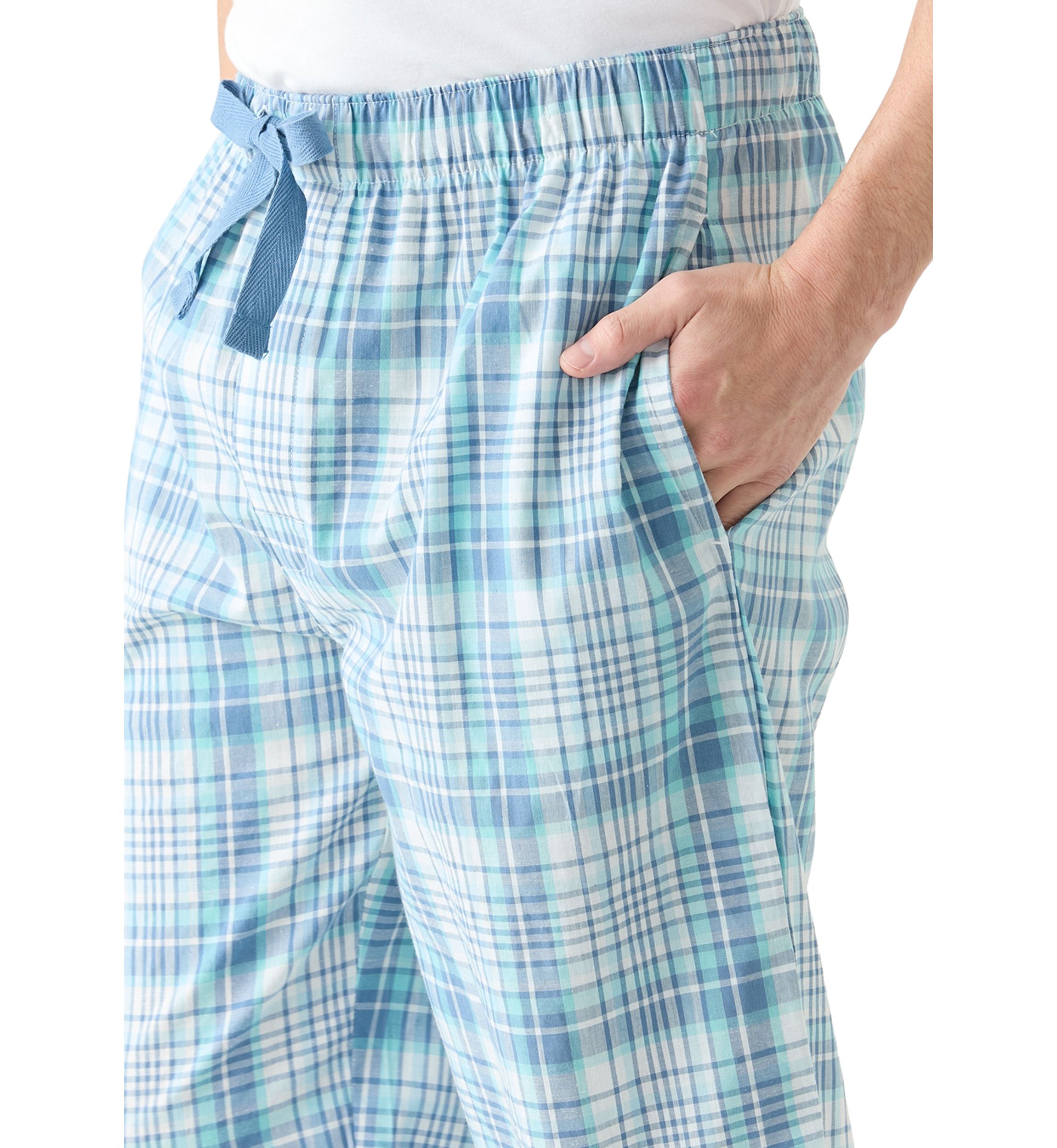 Yarn Dye Plaid Woven Pajama Pants 