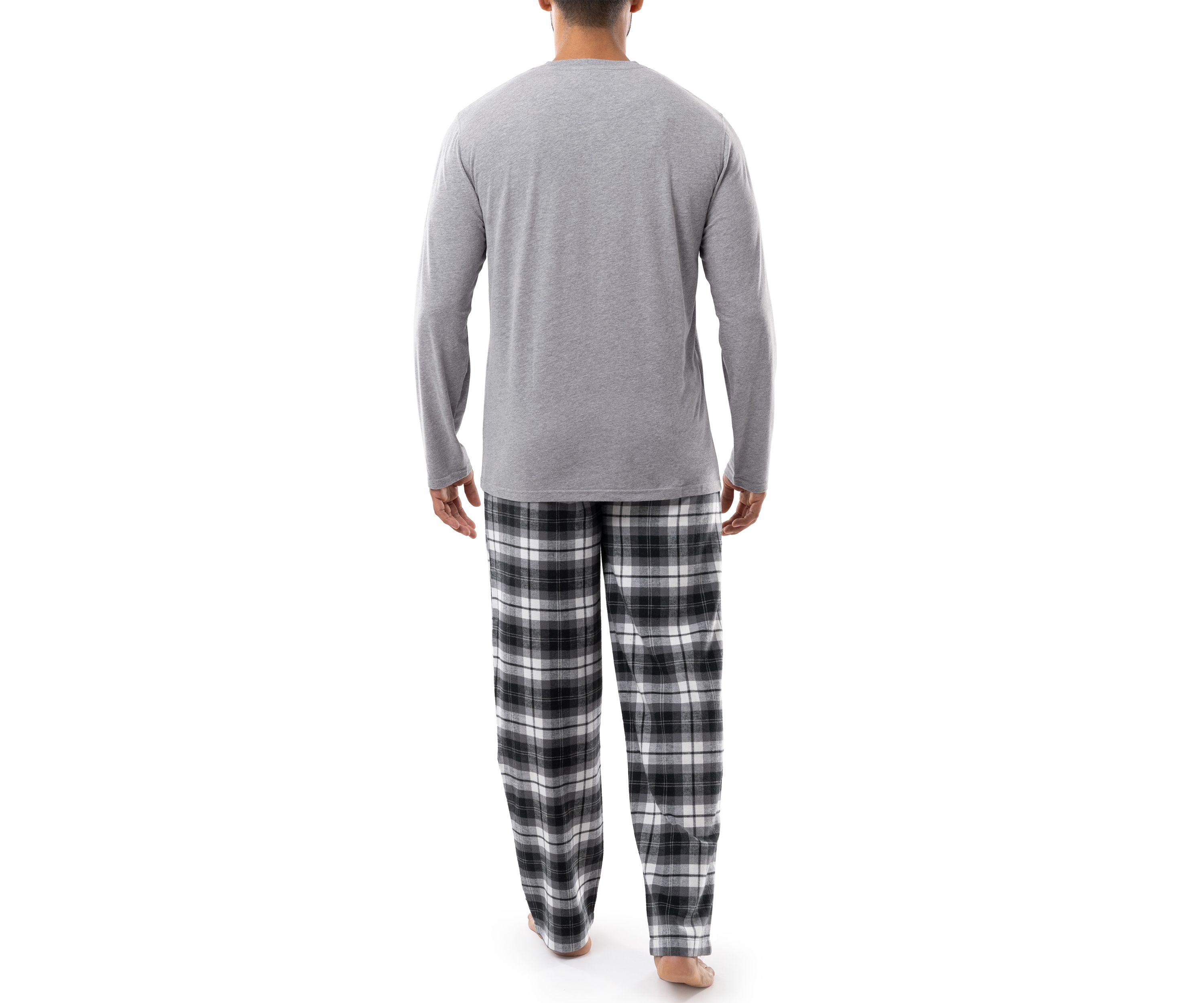 Big & Tall Flannel and Henley Set 