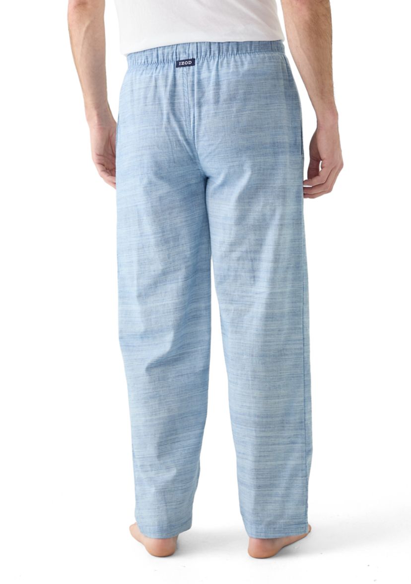 Yarn Dyed Woven Slub Poplin Pajama Pants