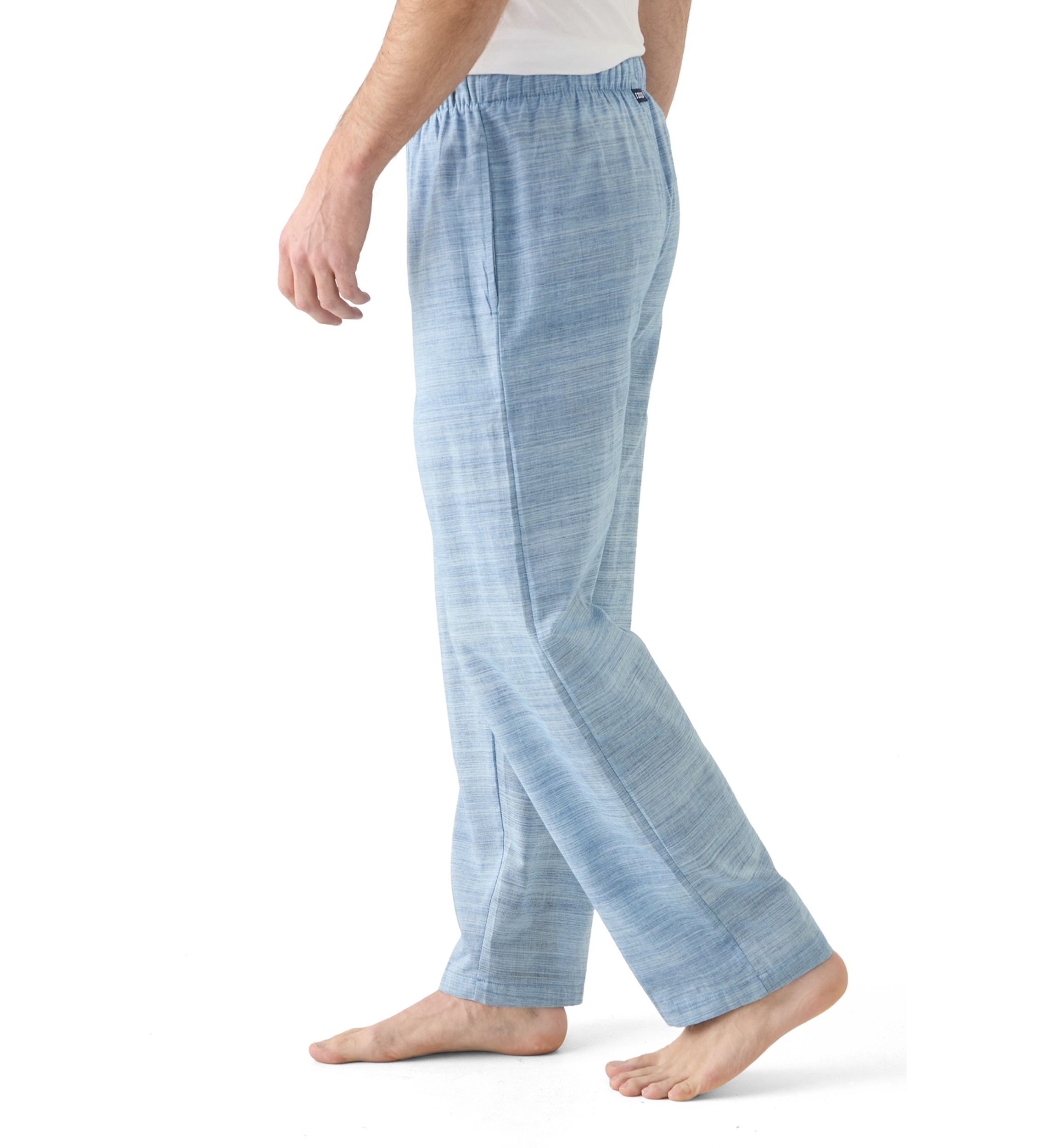 Yarn Dyed Woven Slub Poplin Pajama Pants