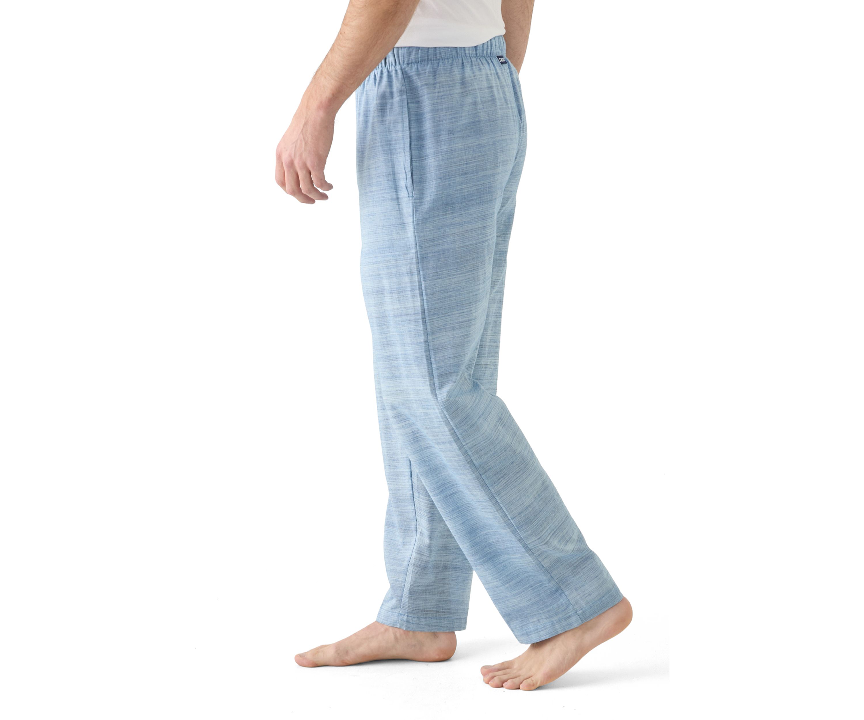 Yarn Dyed Woven Slub Poplin Pajama Pants