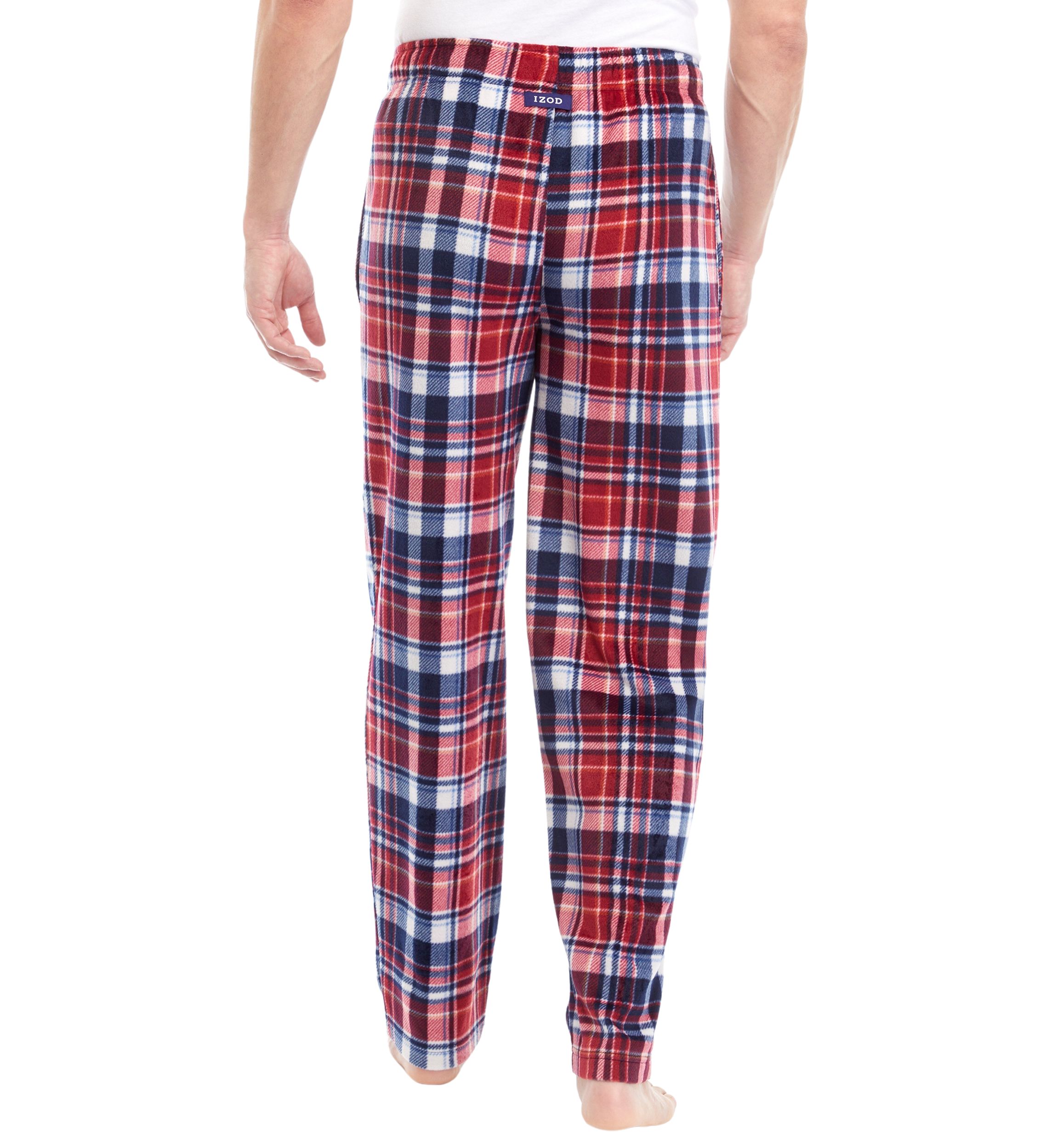 Plaid Printed Fleece Pants