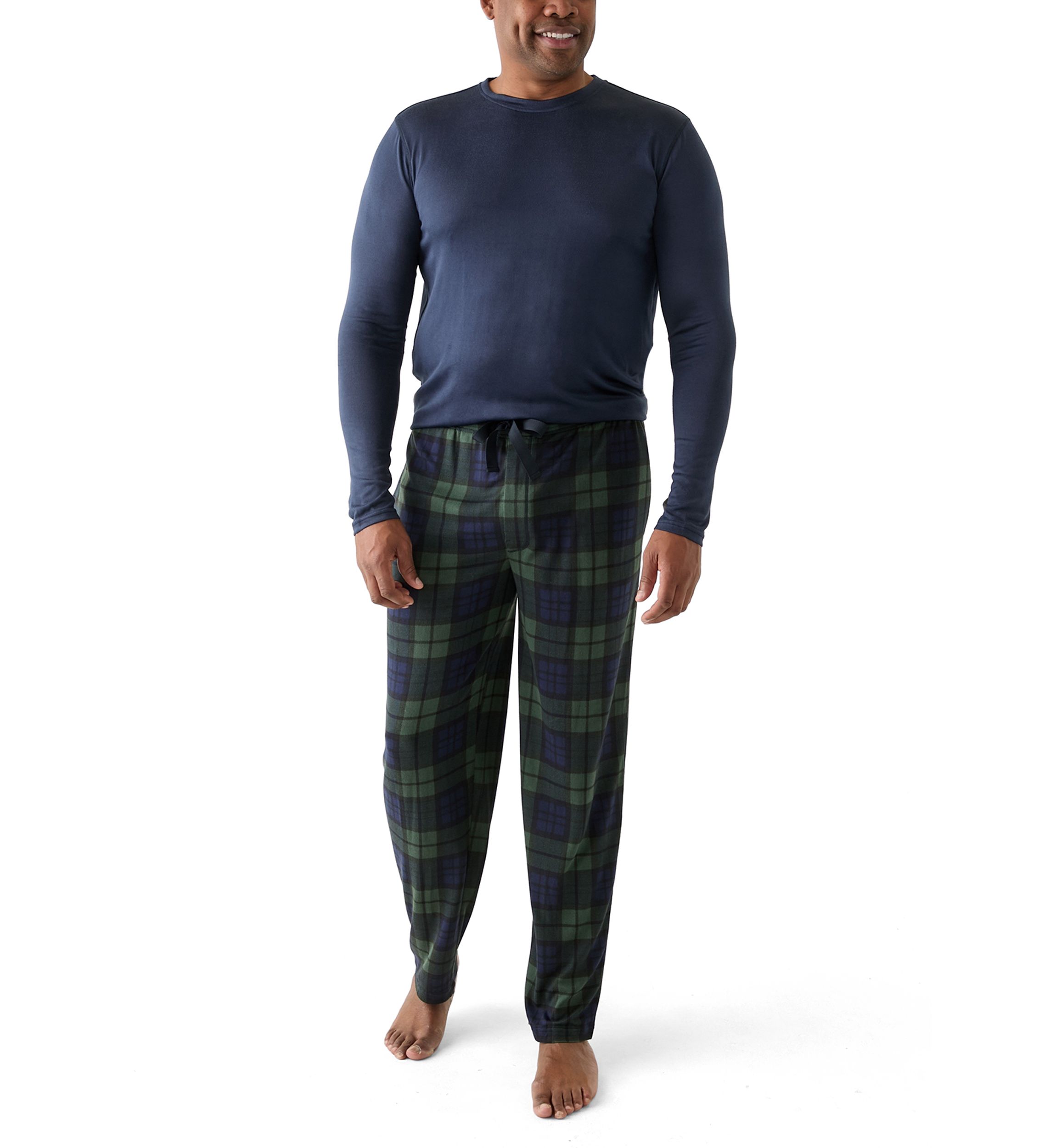 Big & Tall Sweater Knit Sleep Set