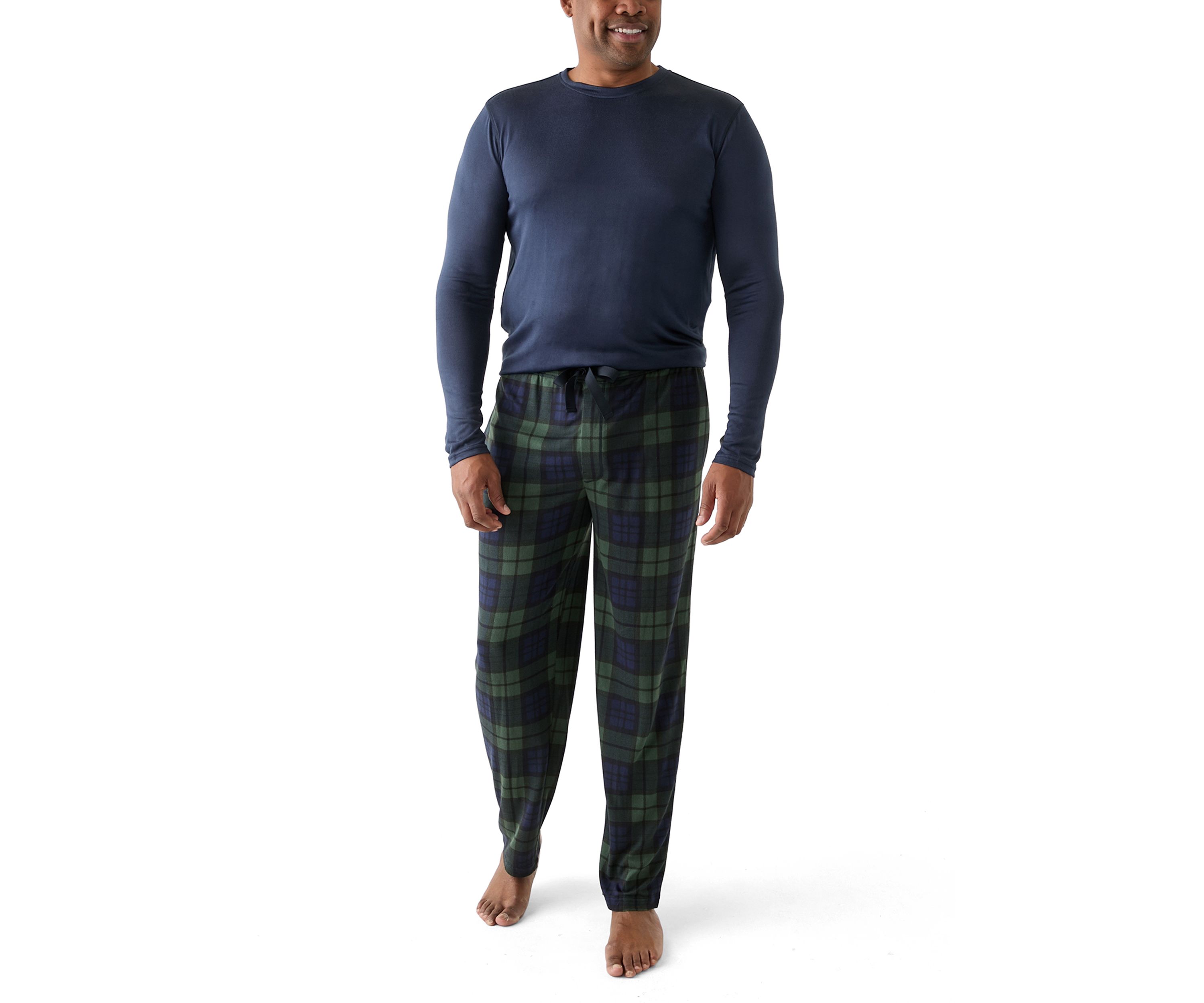 Big & Tall Sweater Knit Sleep Set