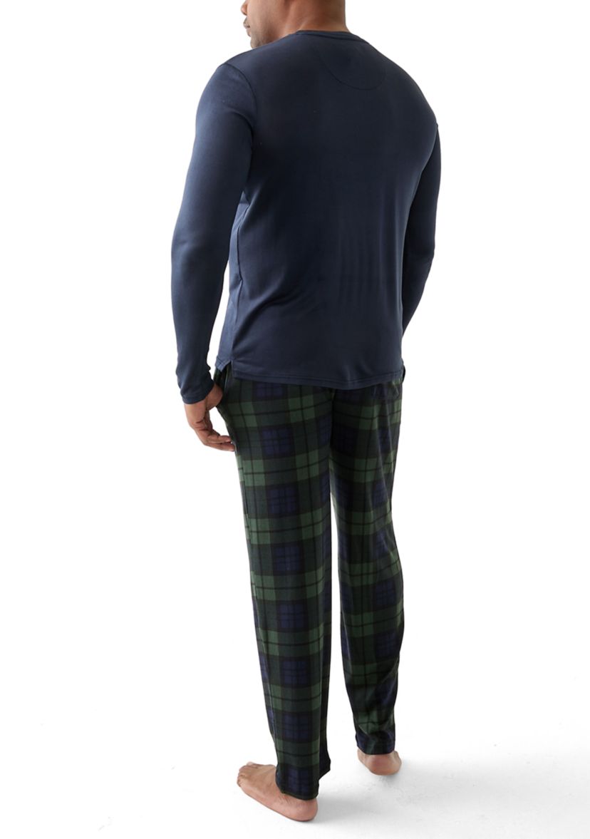 Big & Tall Sweater Knit Sleep Set