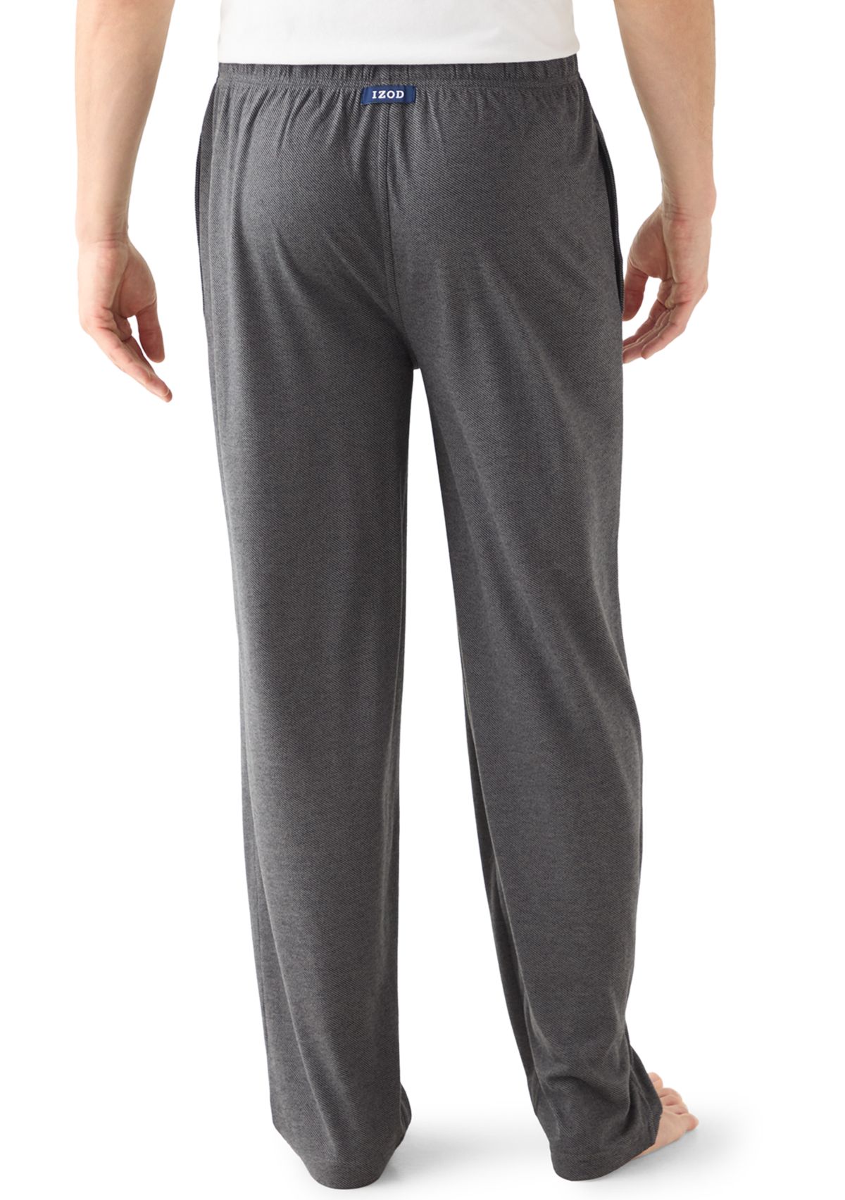 Mens Brushed Heather Knit Twill Sleep Pants