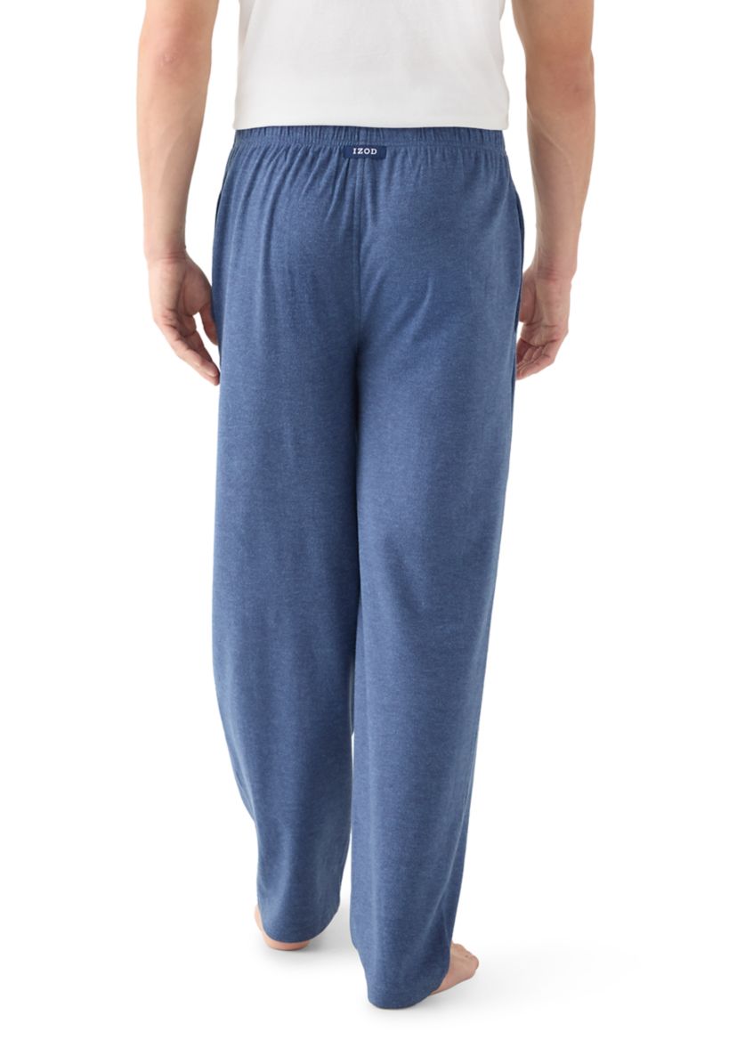  Mens Brushed Heather Knit Twill Sleep Pants 