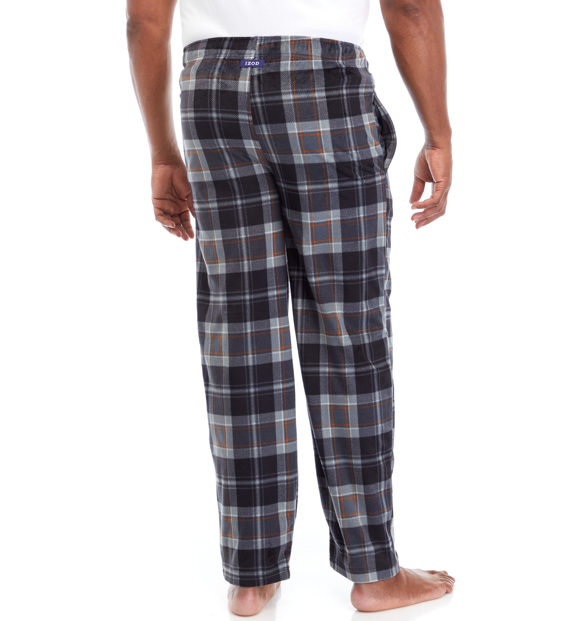 Big & Tall Plaid Silky Fleece Pants