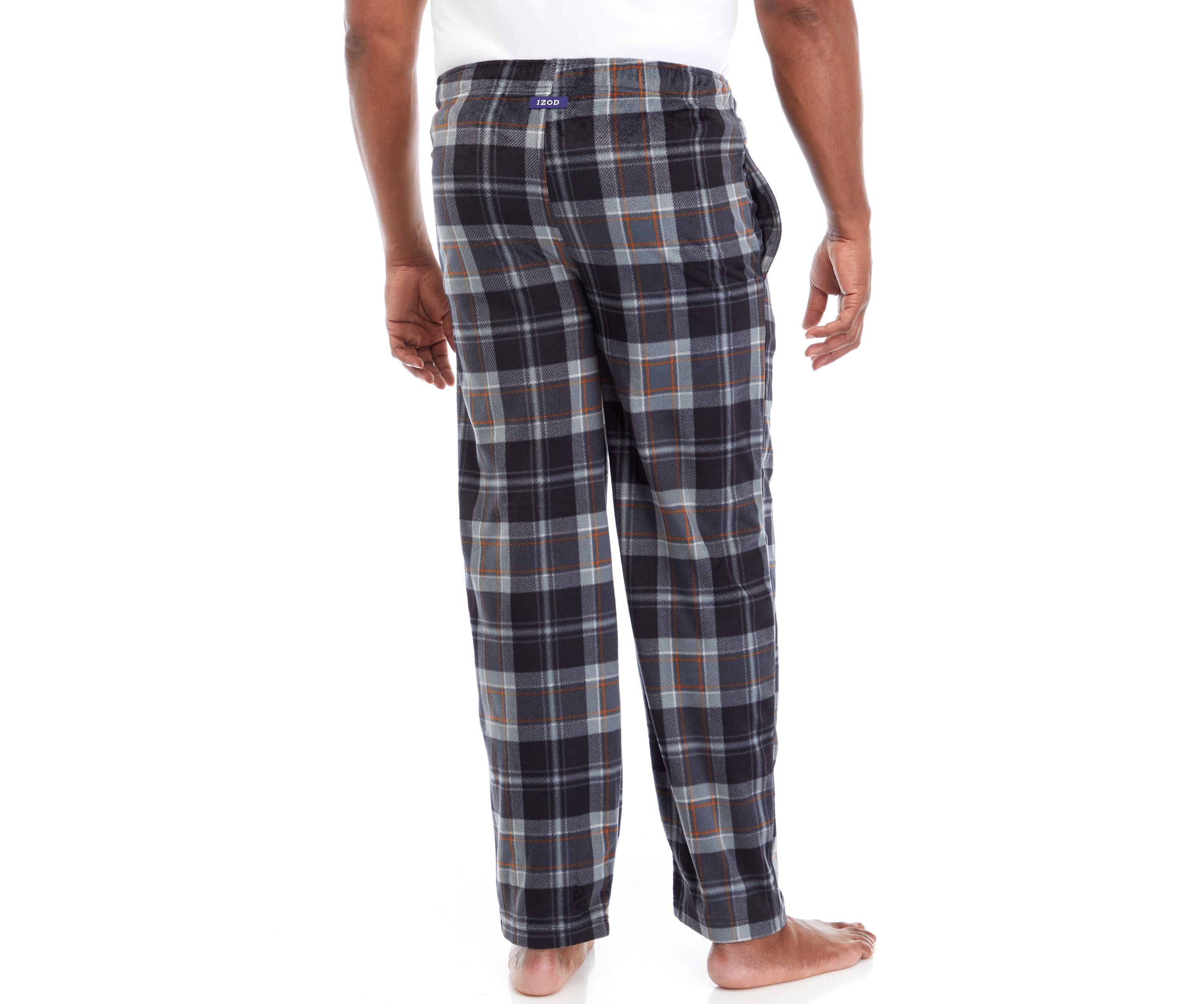 Big & Tall Plaid Silky Fleece Pants