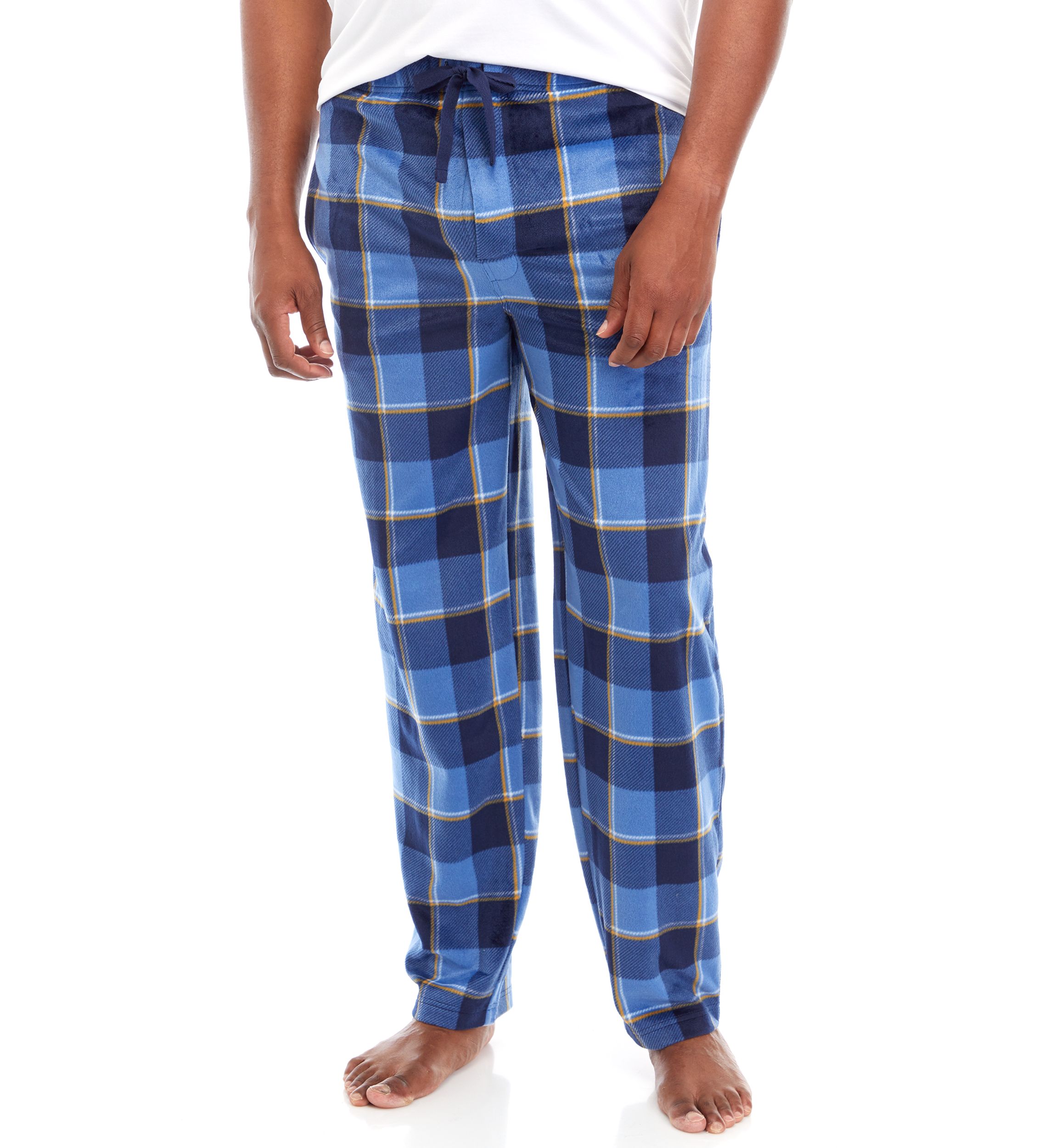 Big & Tall Plaid Fleece Pajama Pants