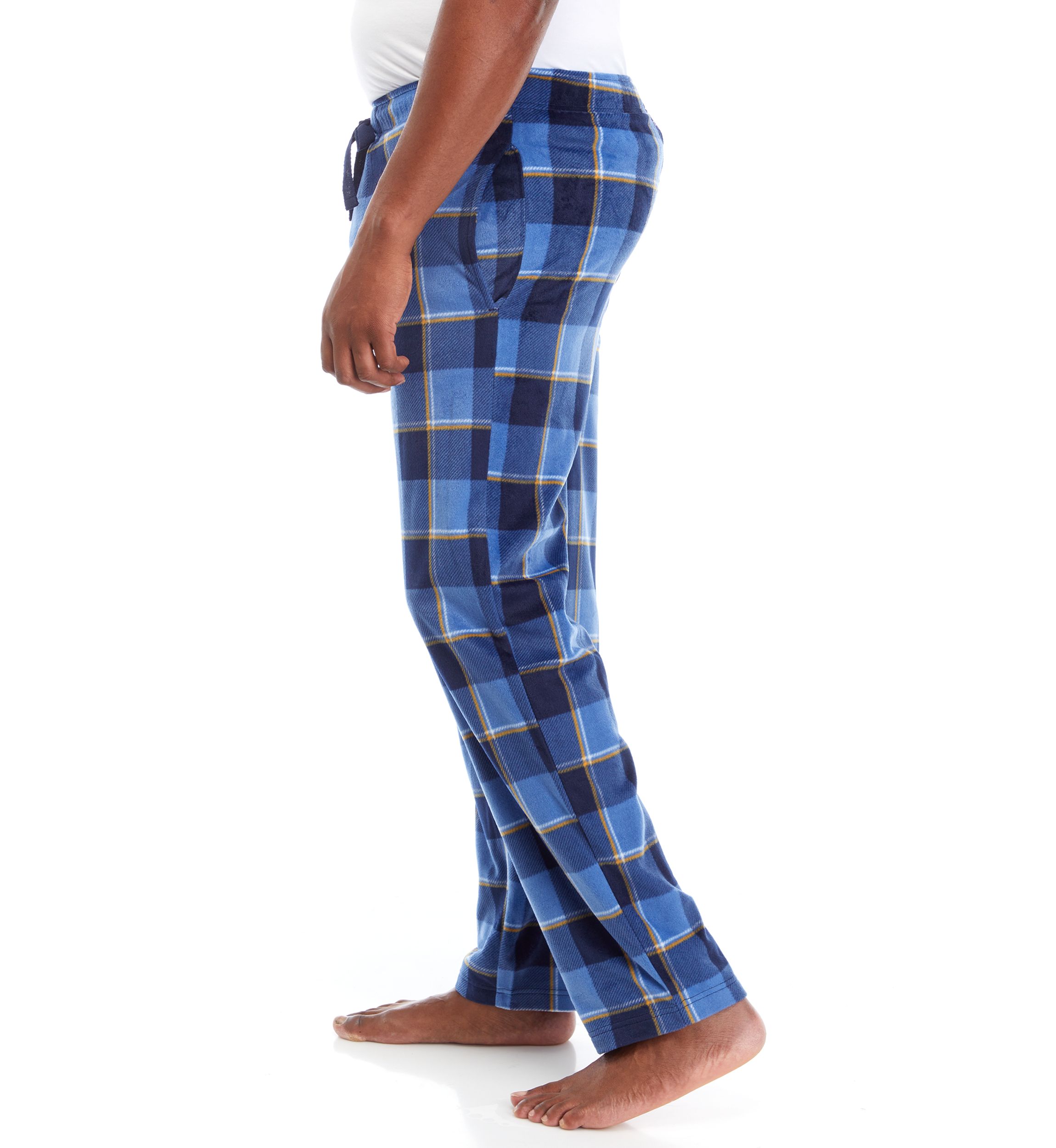 Big & Tall Plaid Fleece Pajama Pants