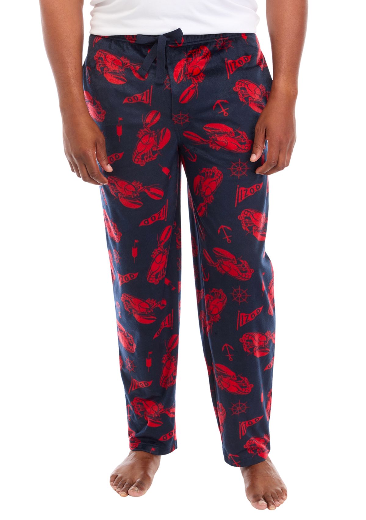 Big & Tall Printed Silky Fleece Pants