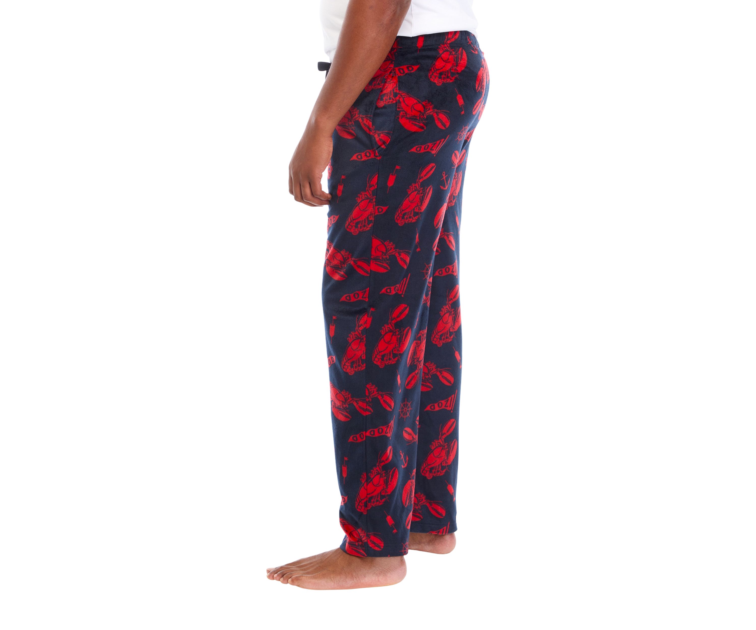 Big & Tall Printed Silky Fleece Pants