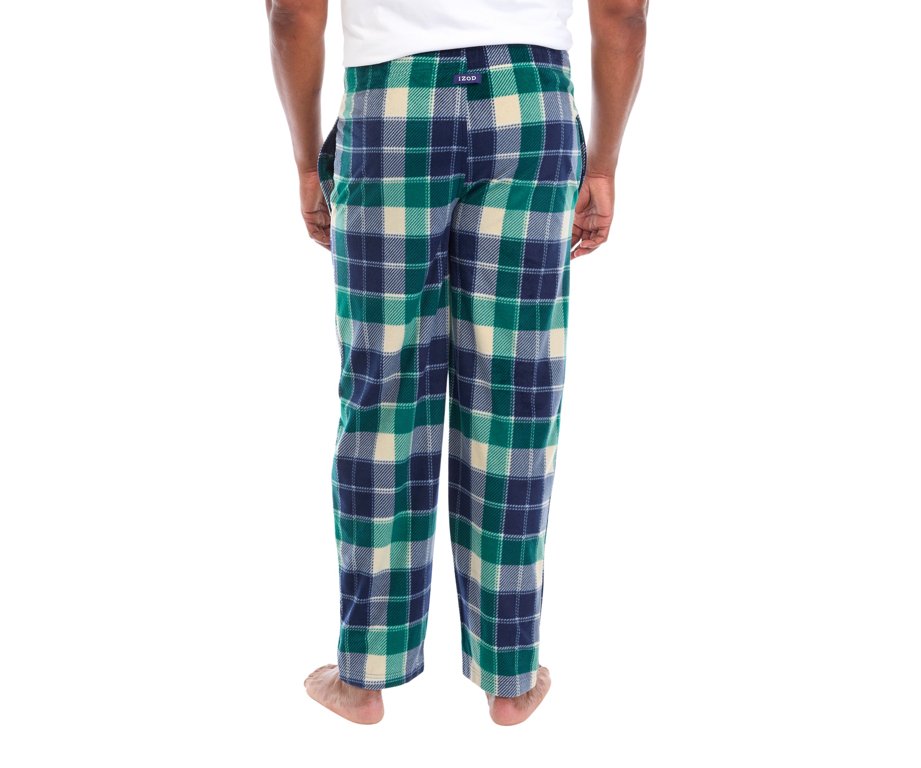 Big & Tall Plaid Silky Fleece Pants