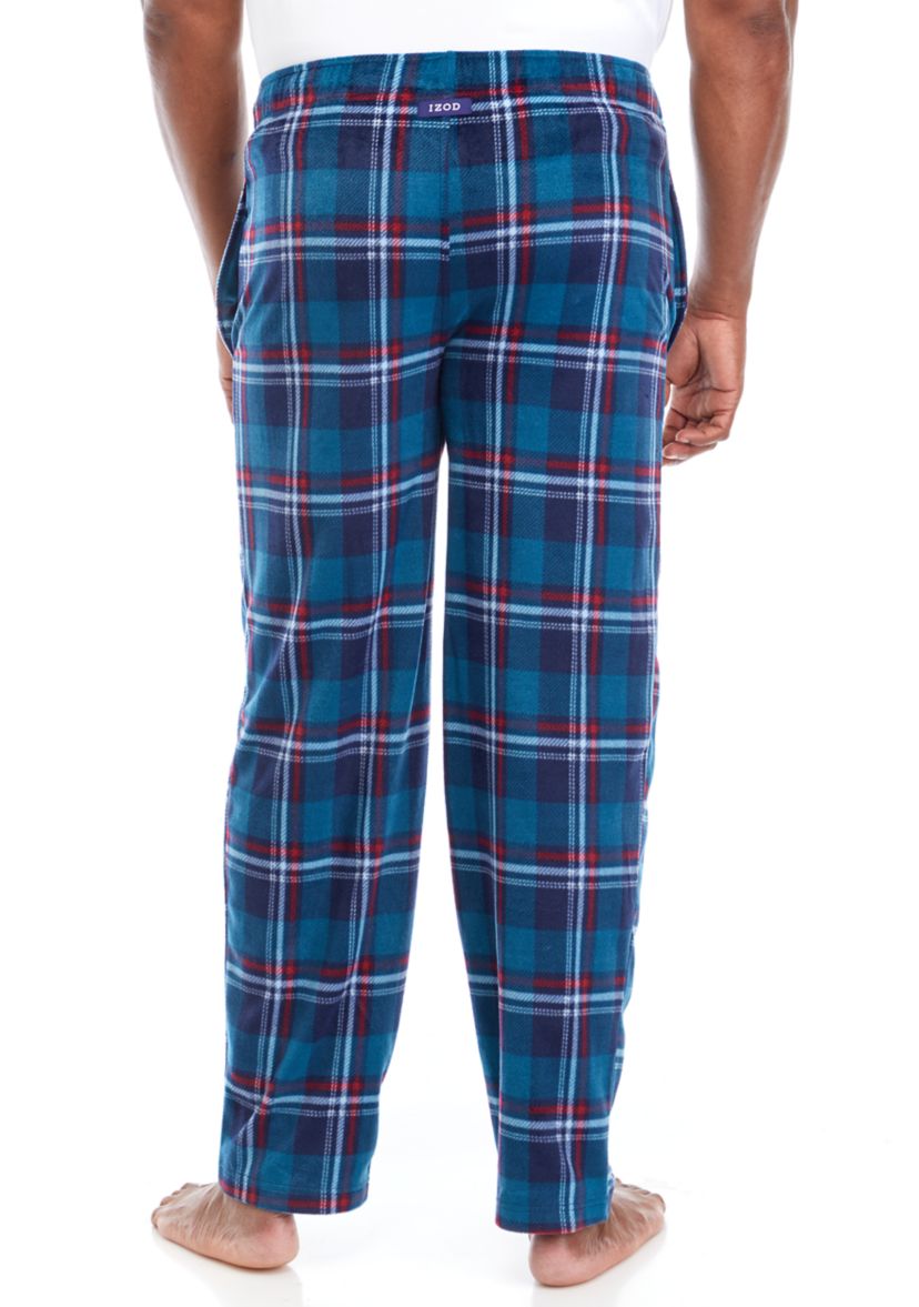 Big & Tall  Plaid Fleece Pajama Pants 