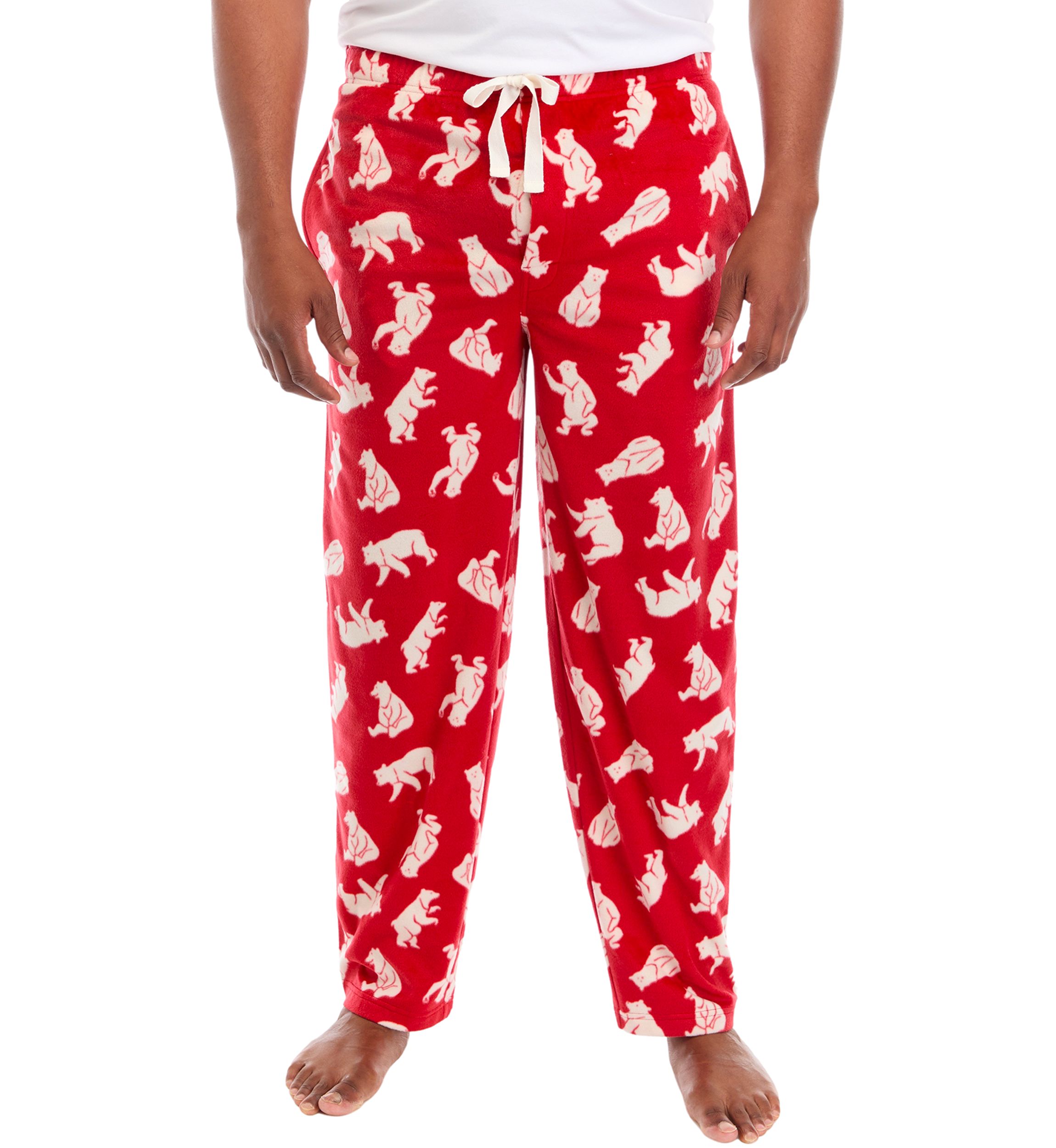 Big & Tall Printed Silky Fleece Pants