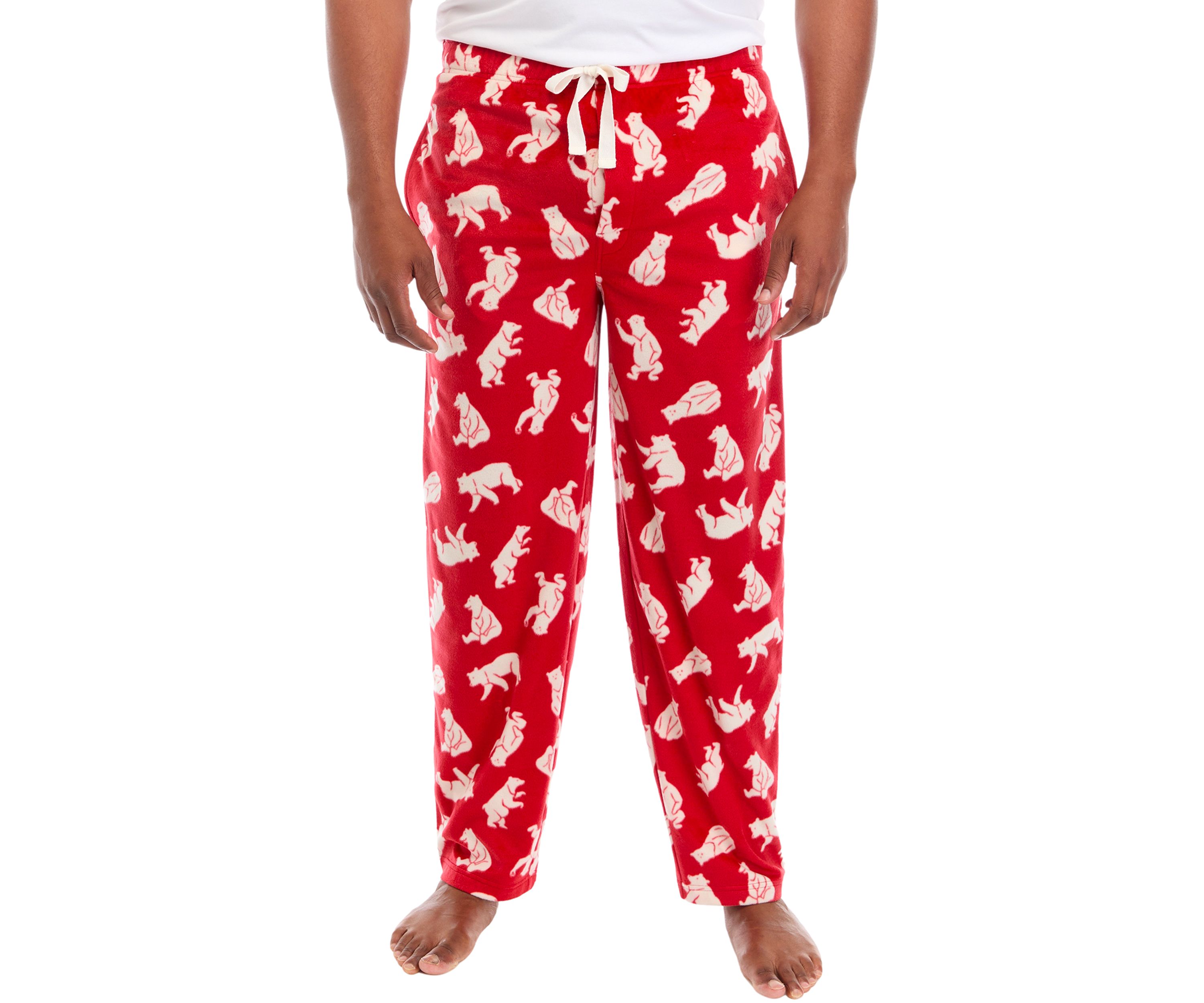 Big & Tall Printed Silky Fleece Pants