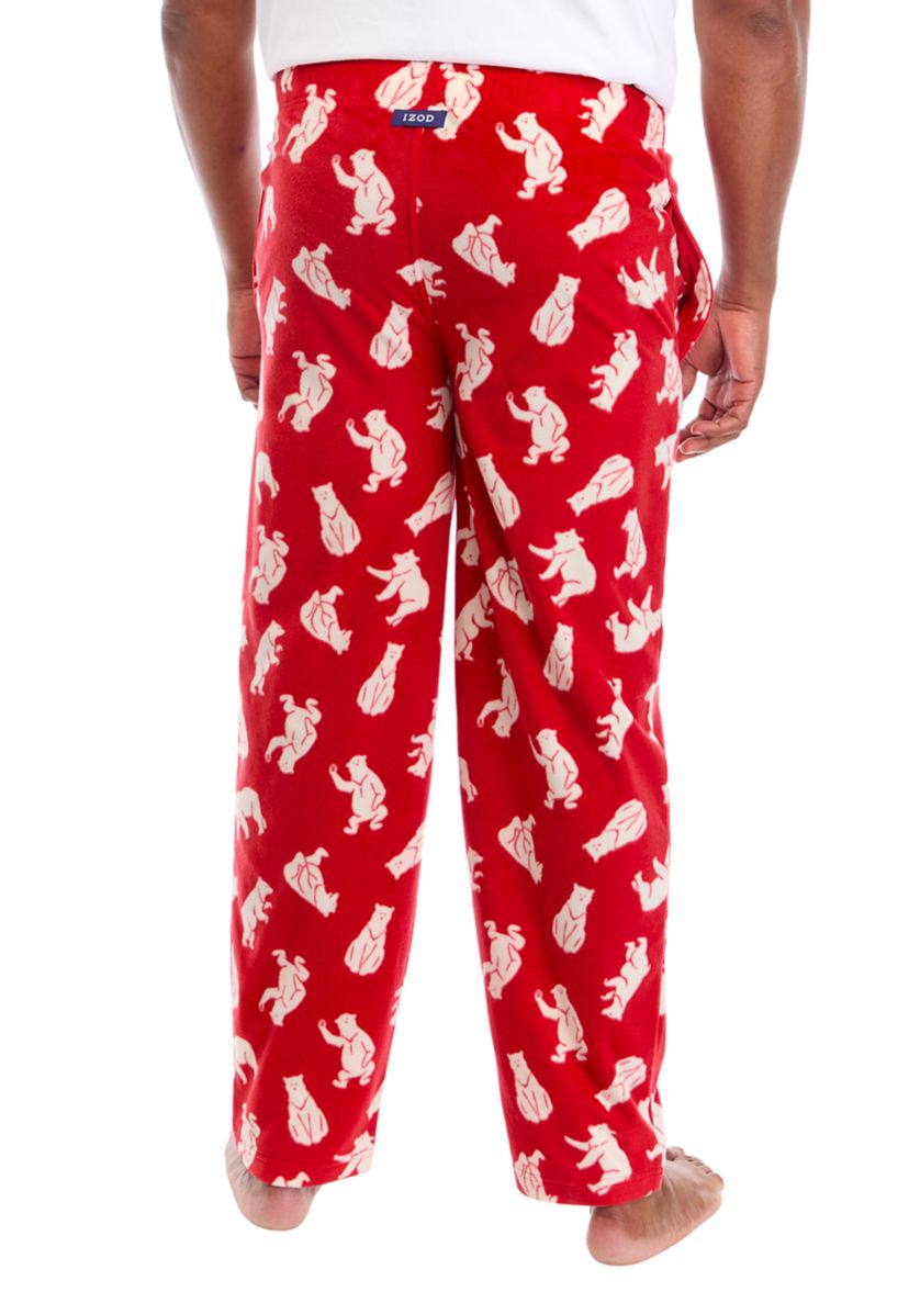Big & Tall Printed Silky Fleece Pants