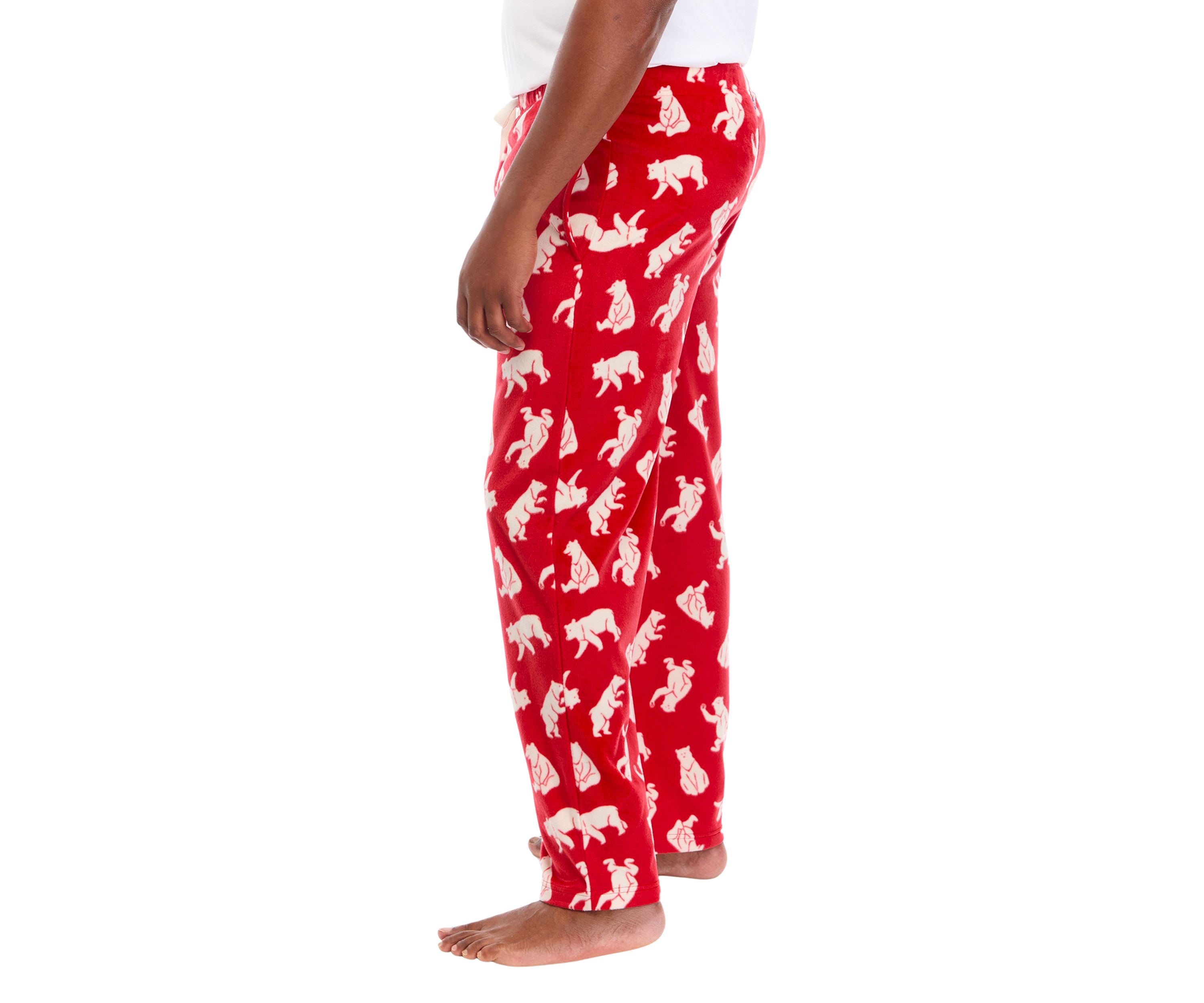 Big & Tall Printed Silky Fleece Pants