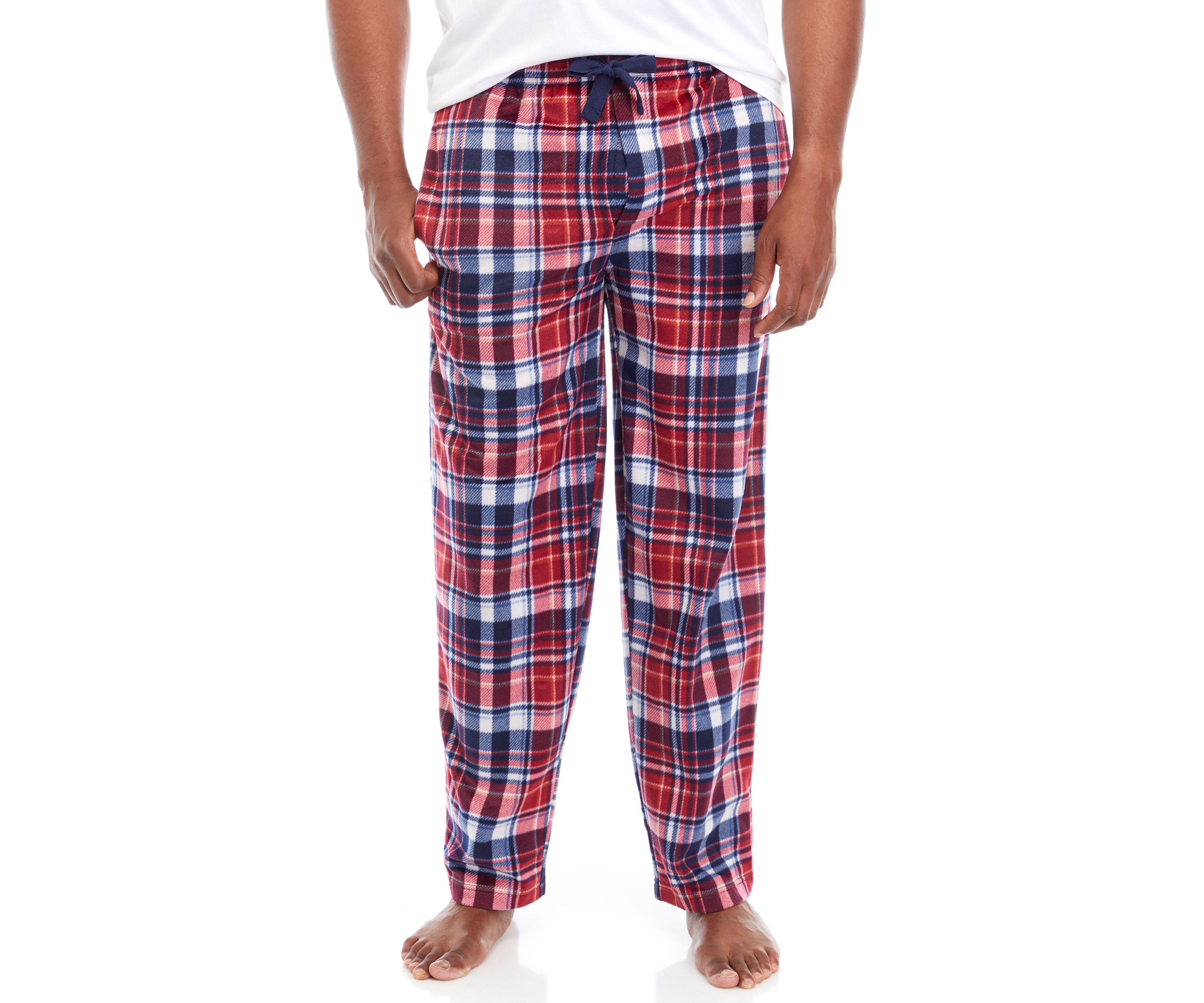Big & Tall  Plaid Fleece Pajama Pants 