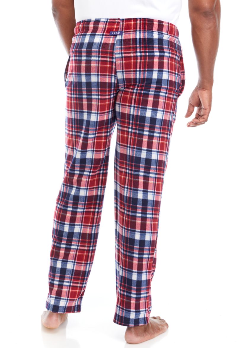 Big & Tall  Plaid Fleece Pajama Pants 