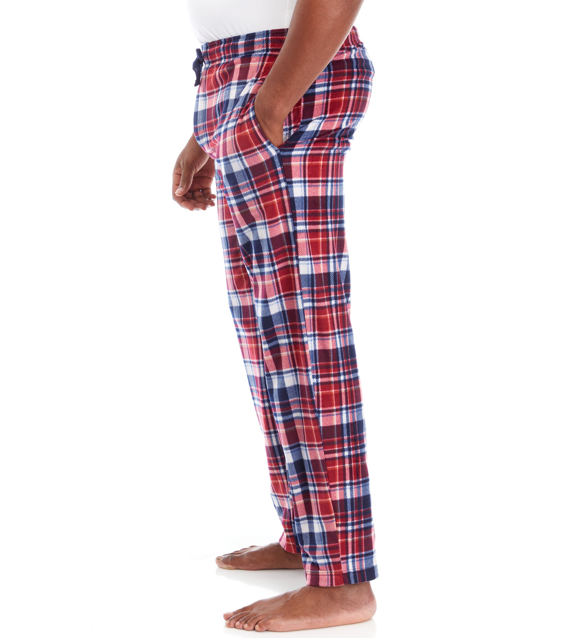 Big & Tall  Plaid Fleece Pajama Pants 