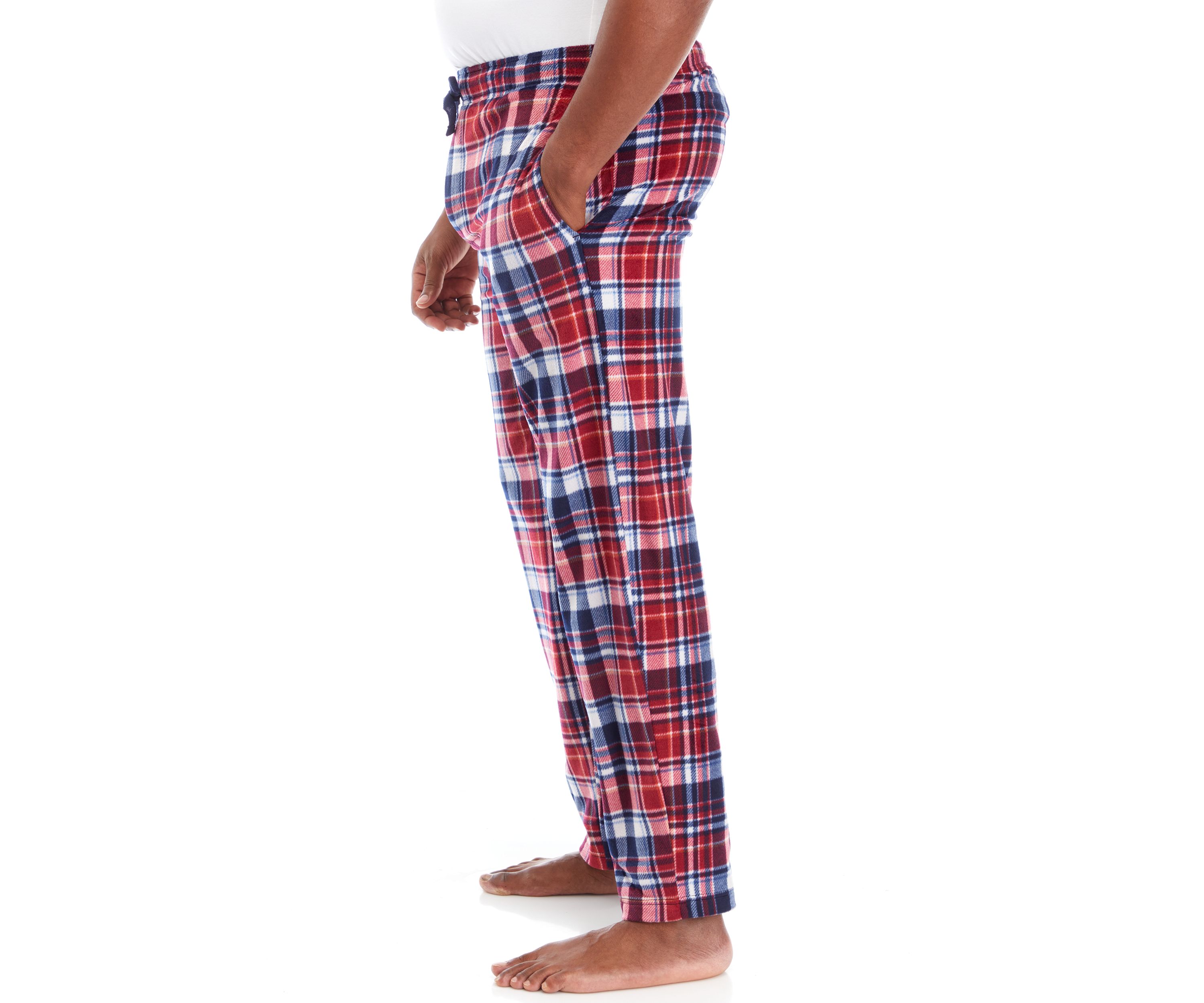 Big & Tall  Plaid Fleece Pajama Pants 
